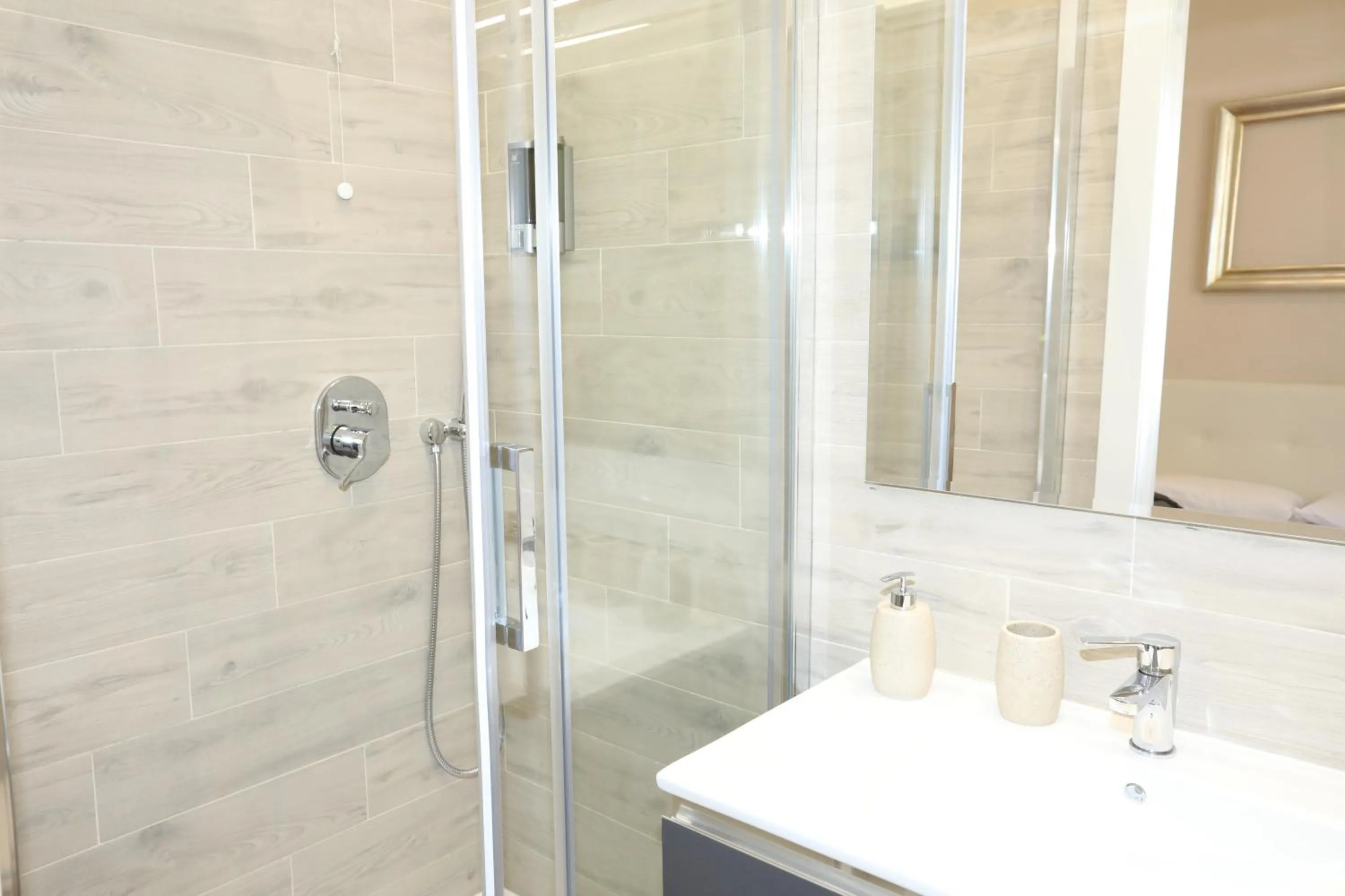 Shower in Unique luxury apartment and rooms