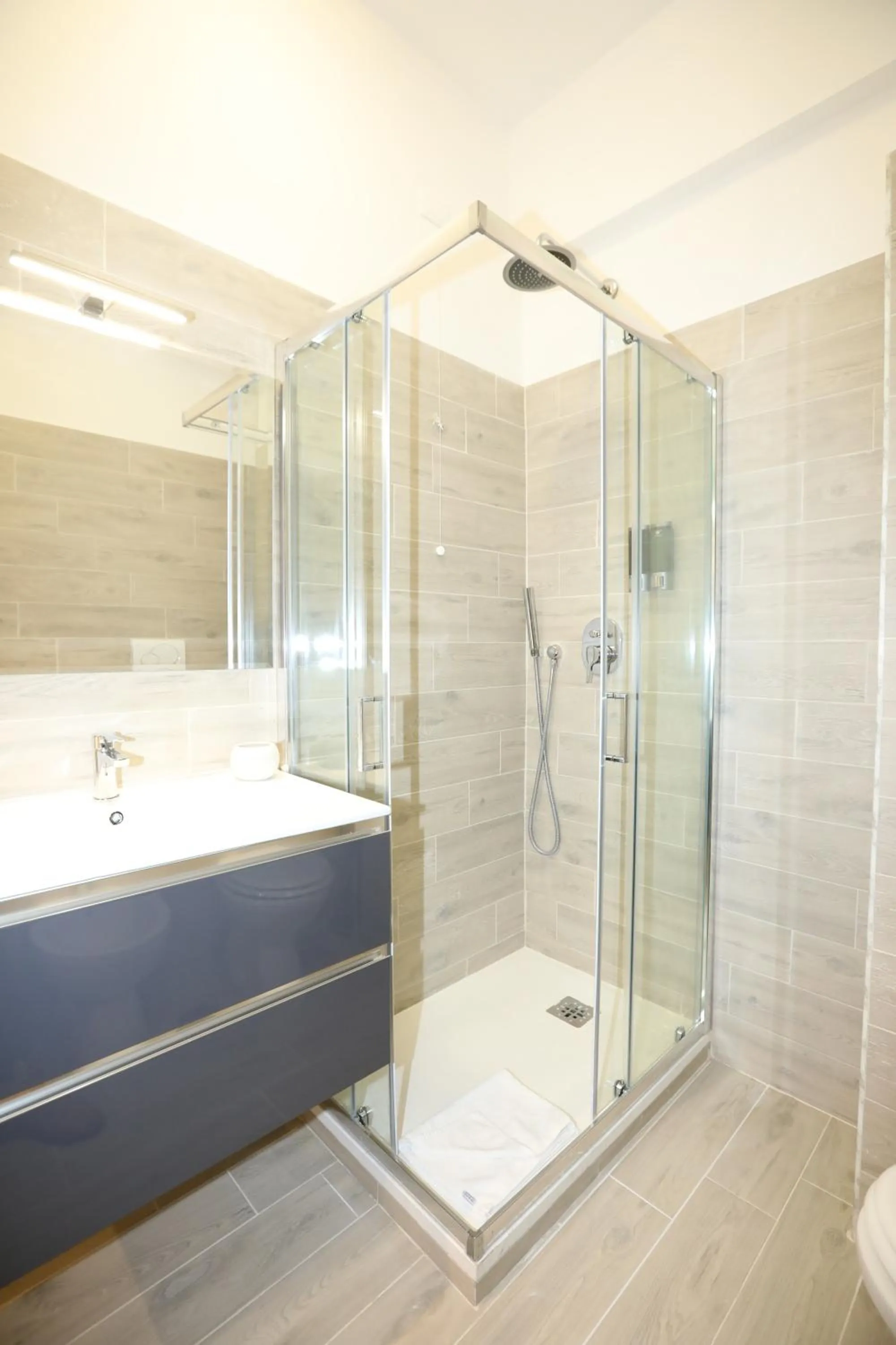 Shower in Unique luxury apartment and rooms