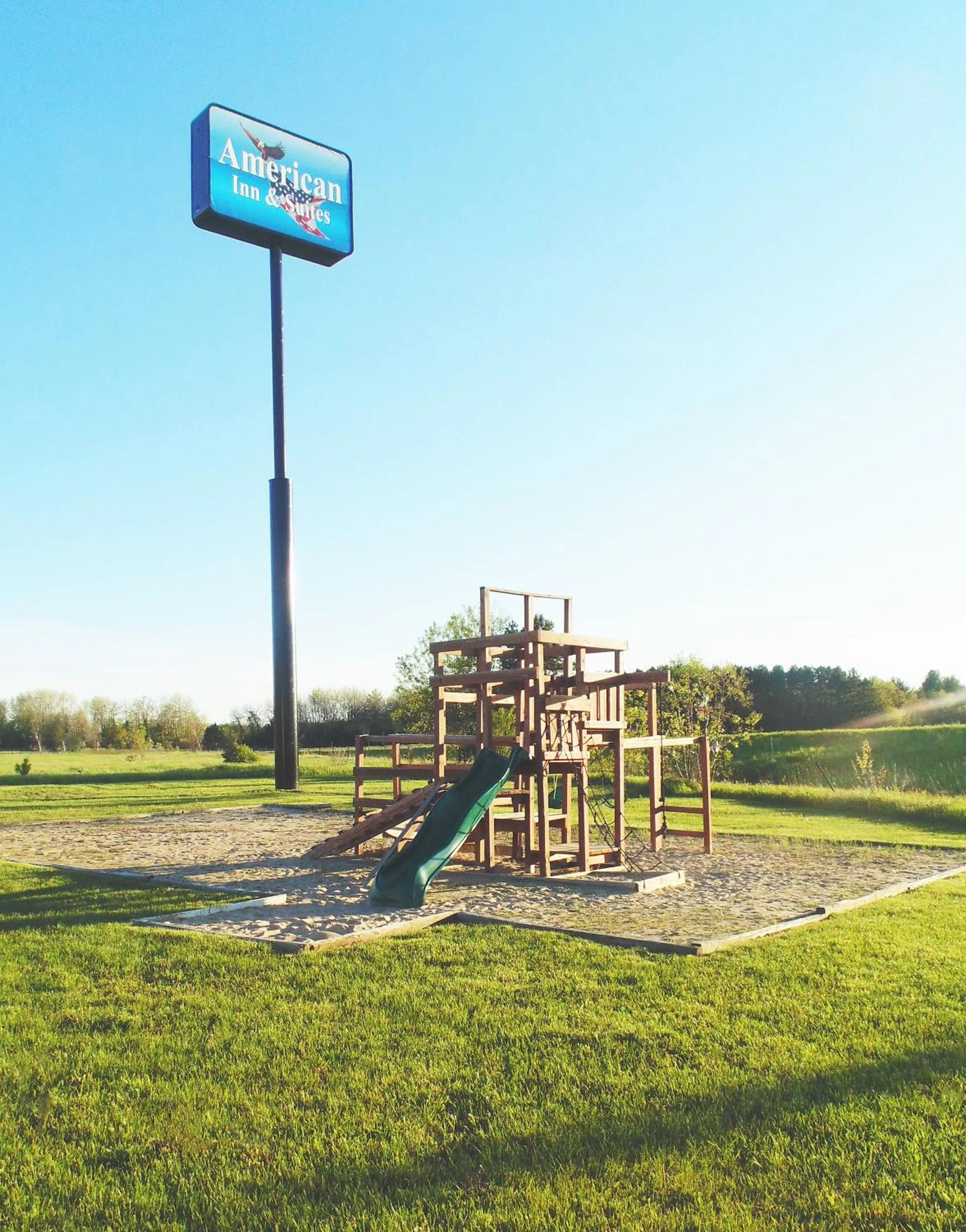 Children play ground in American Inn and Suites Houghton Lake