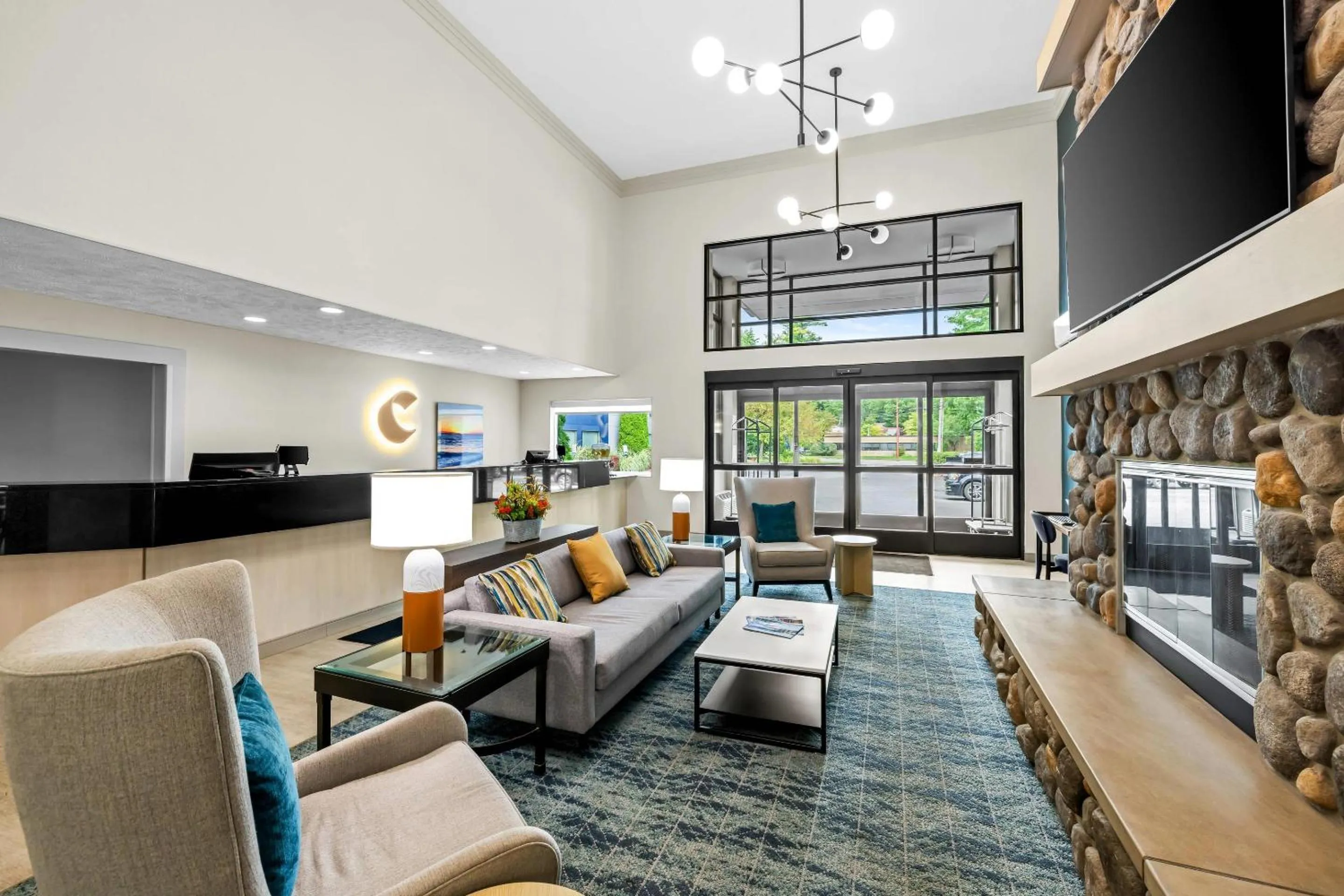 Lobby or reception in Comfort Inn Traverse City