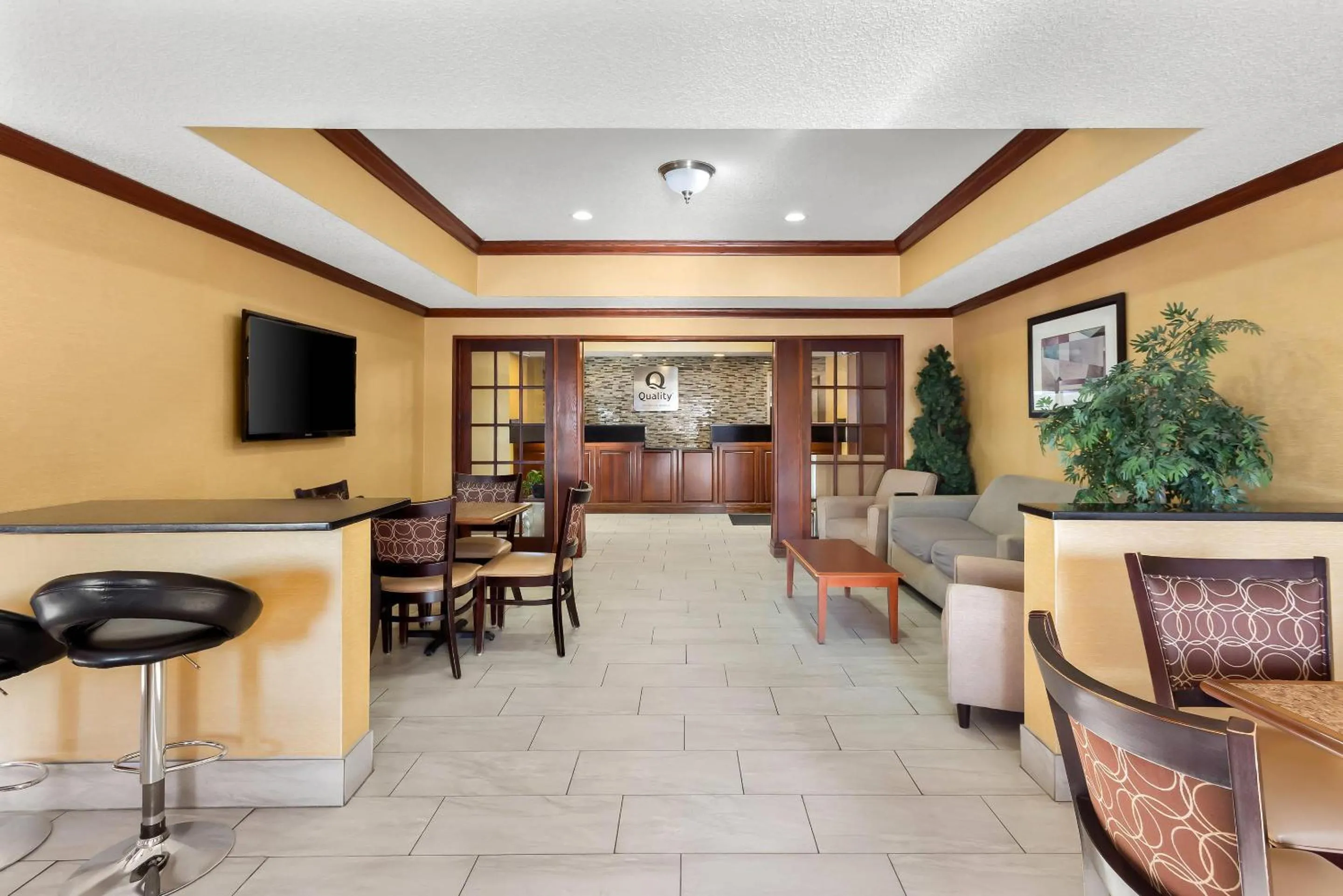 Lobby or reception in Quality Inn & Suites Niles