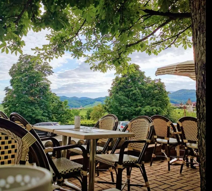 Patio in Hotel Munsch Restaurant & Wellness, Colmar Nord - Haut-Koenigsbourg