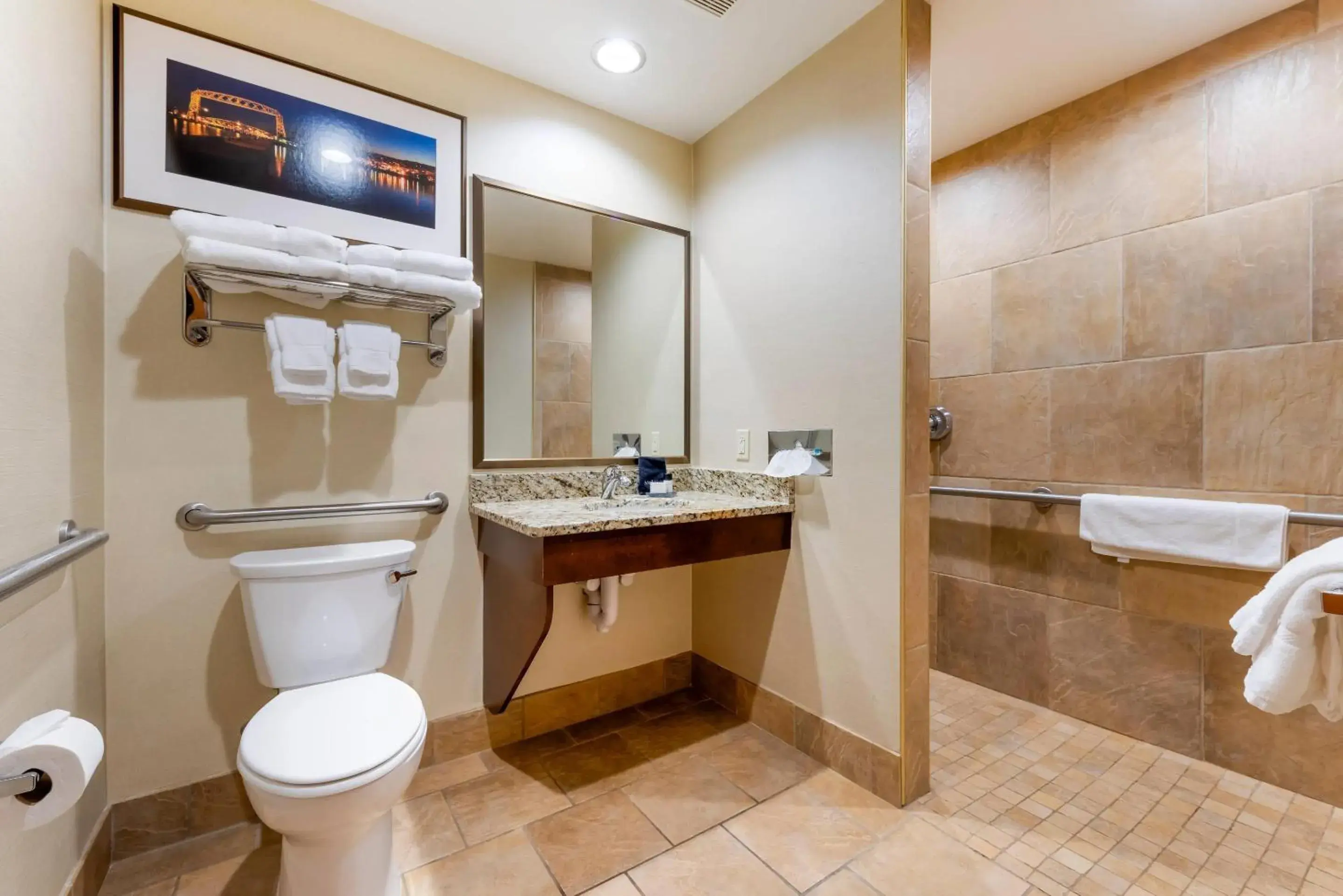 Bedroom in Lift Bridge Lodge, an Ascend Collection Hotel Bedroom in Lift Bridge Lodge, an Ascend Collection Hotel