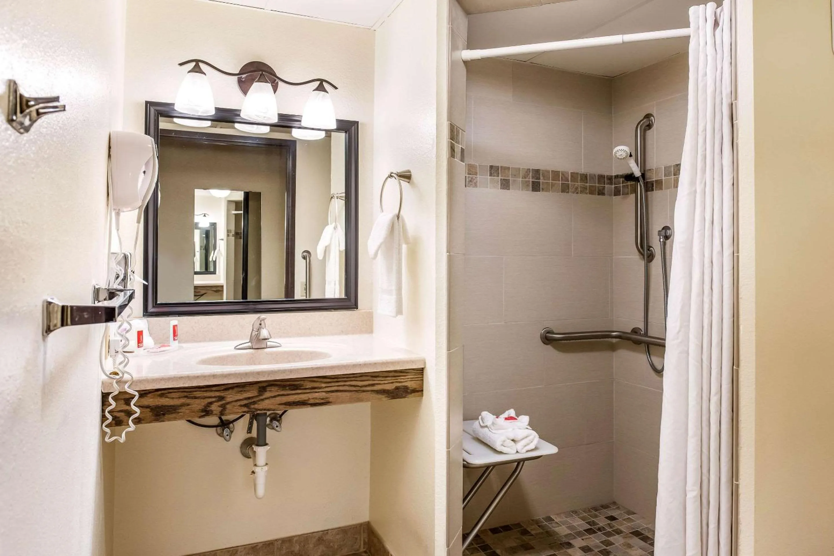 Bathroom in Econo Lodge Mayo Clinic Area