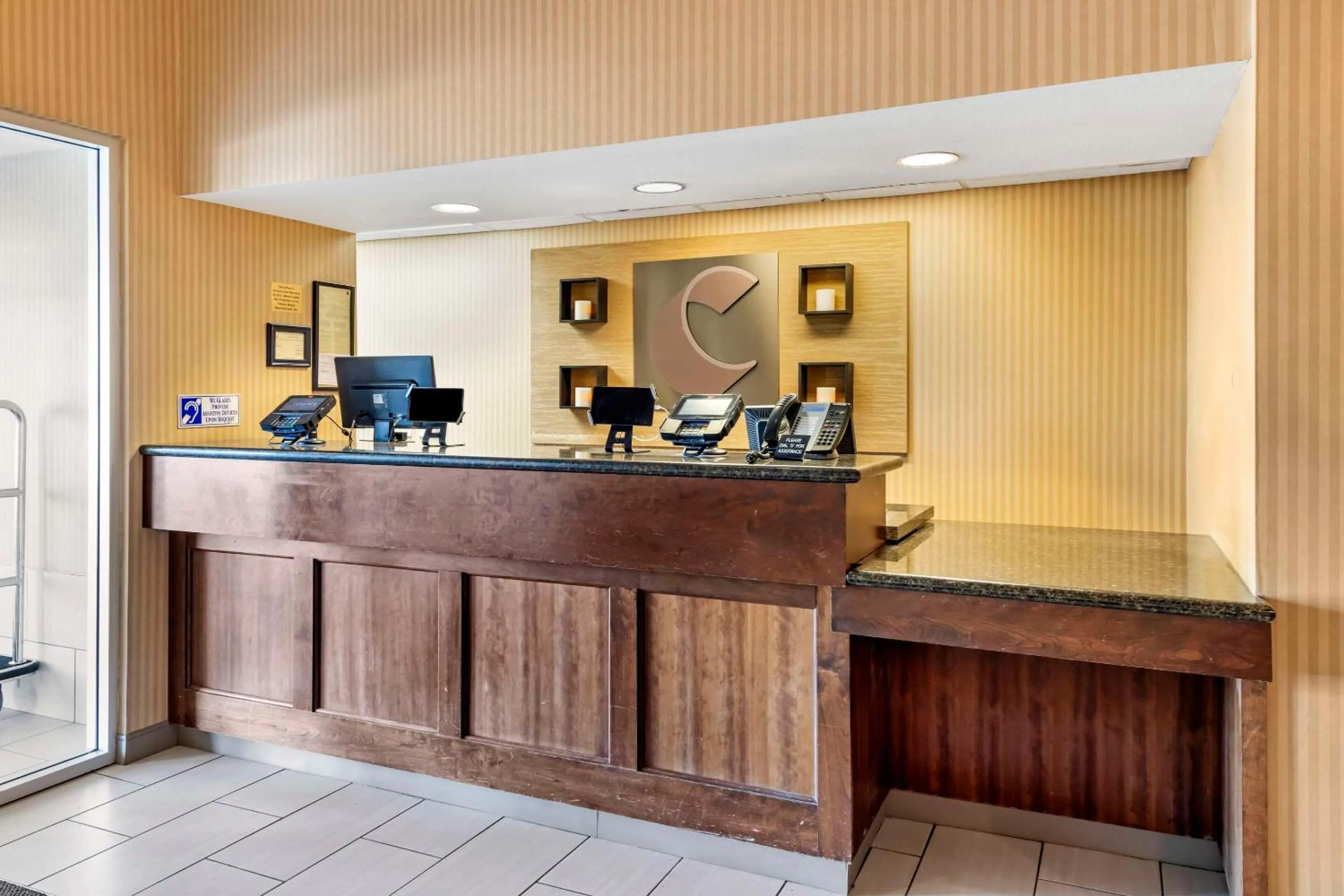 Lobby or reception in Comfort Inn Albert Lea at Trails Travel Center