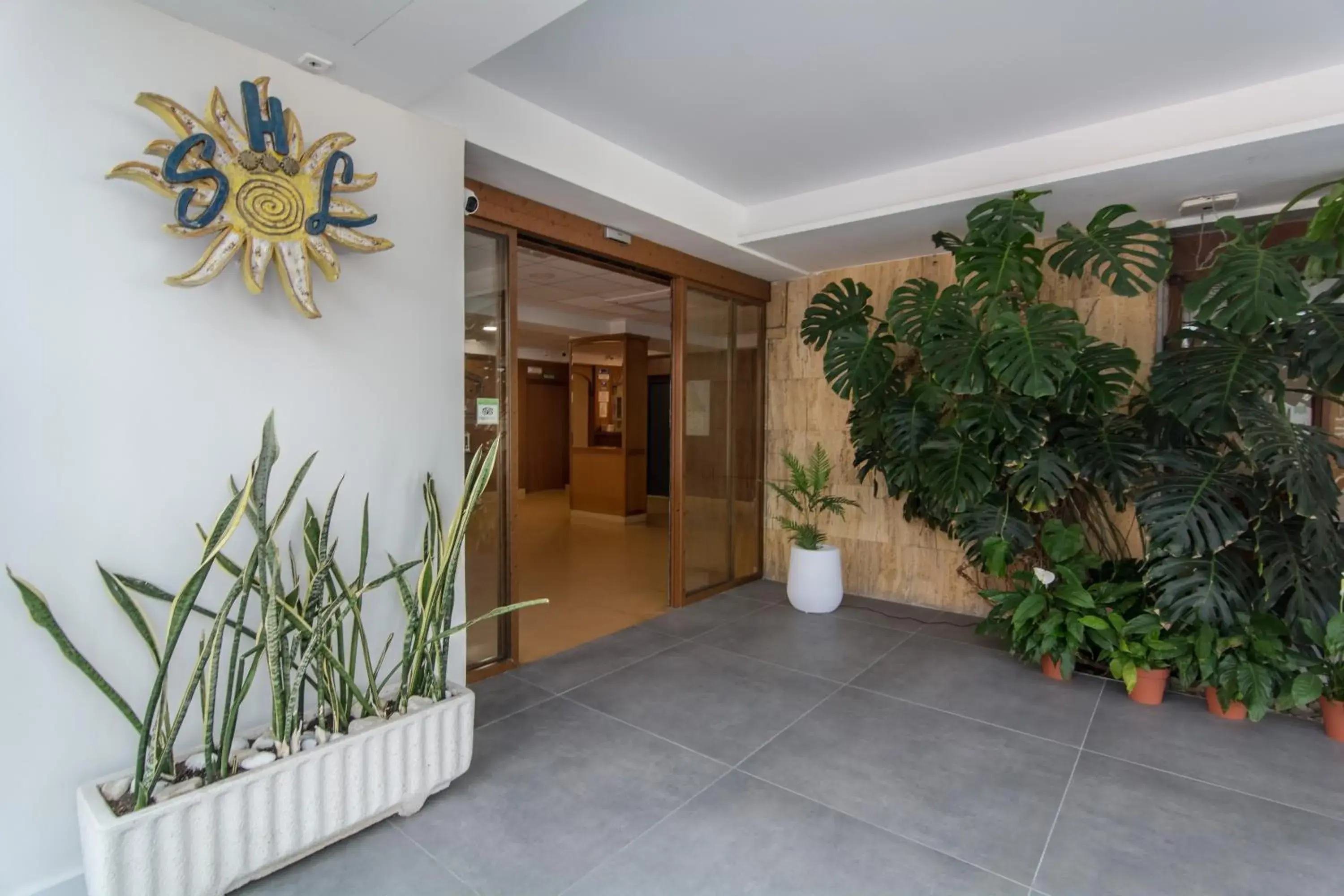 Lobby or reception in Hotel San Luis Lobby or reception in Hotel San Luis