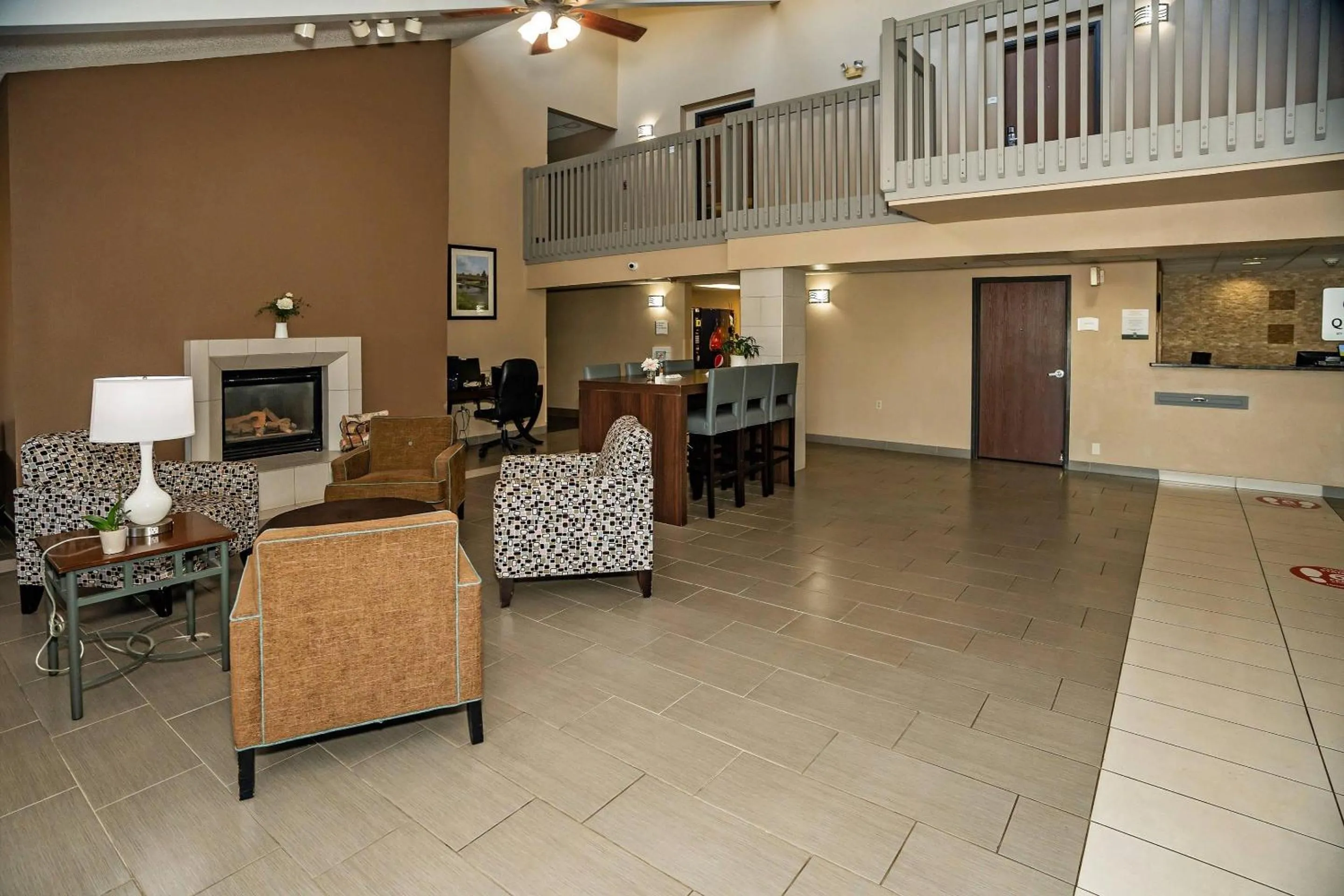 Lobby or reception in Quality Inn near Medical Center