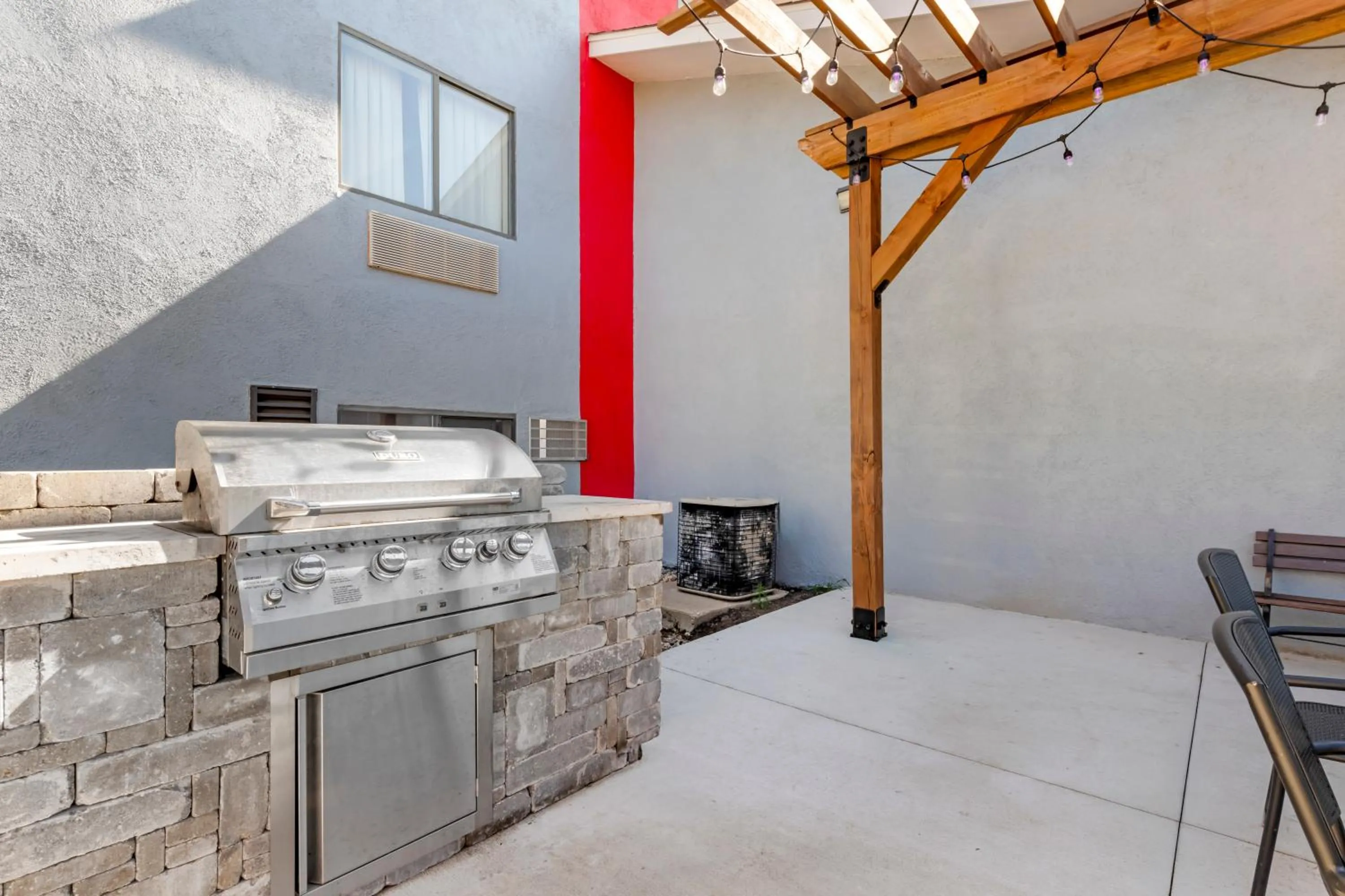 Patio in Harmony Inn