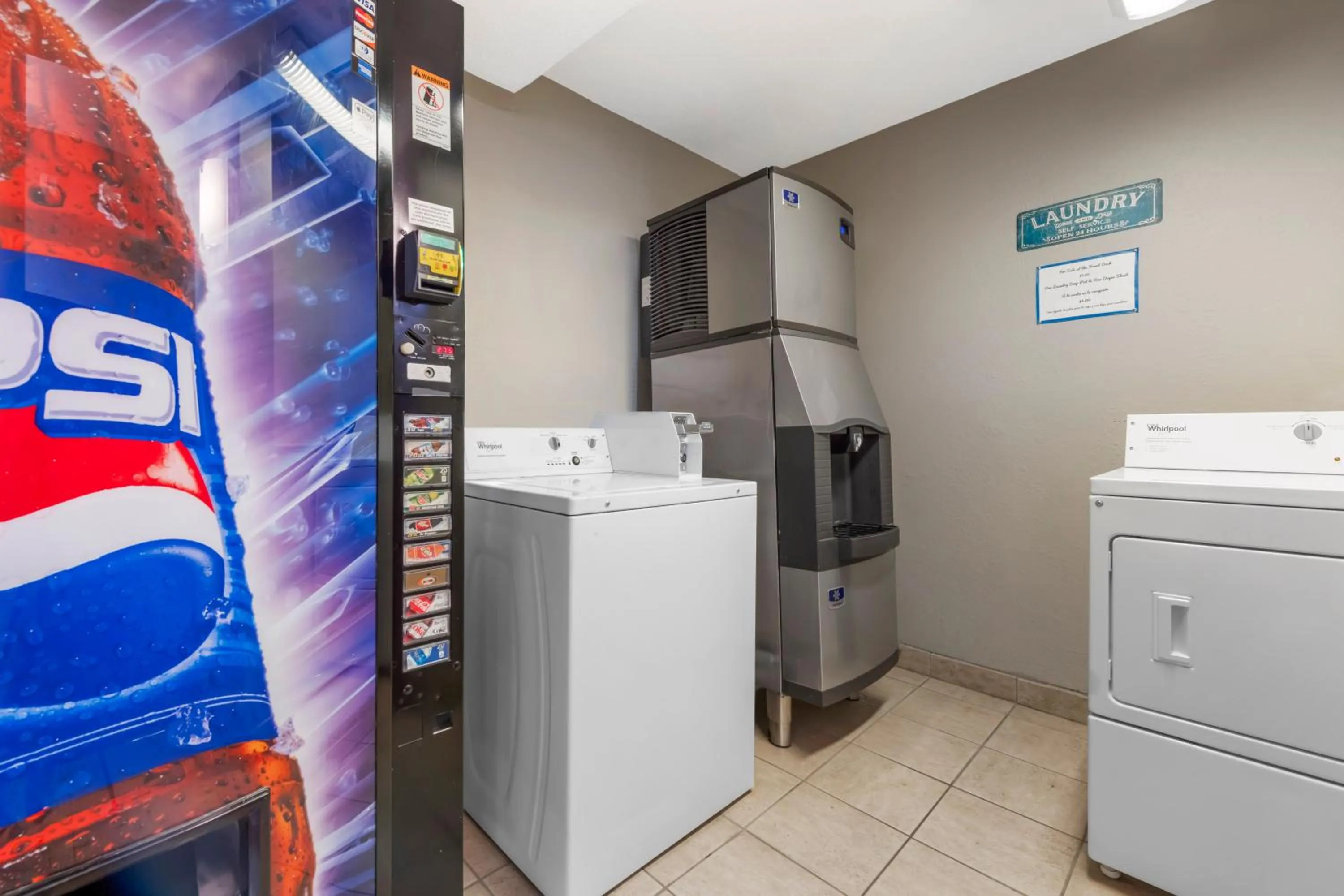 laundry in Harmony Inn