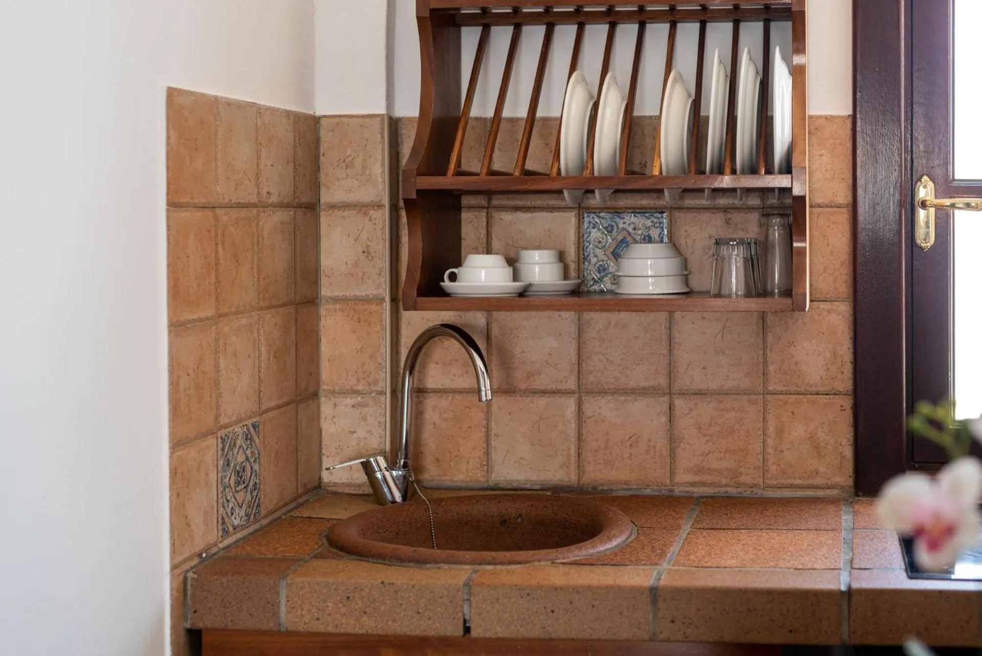 Kitchen or kitchenette in Nazaret Mansion