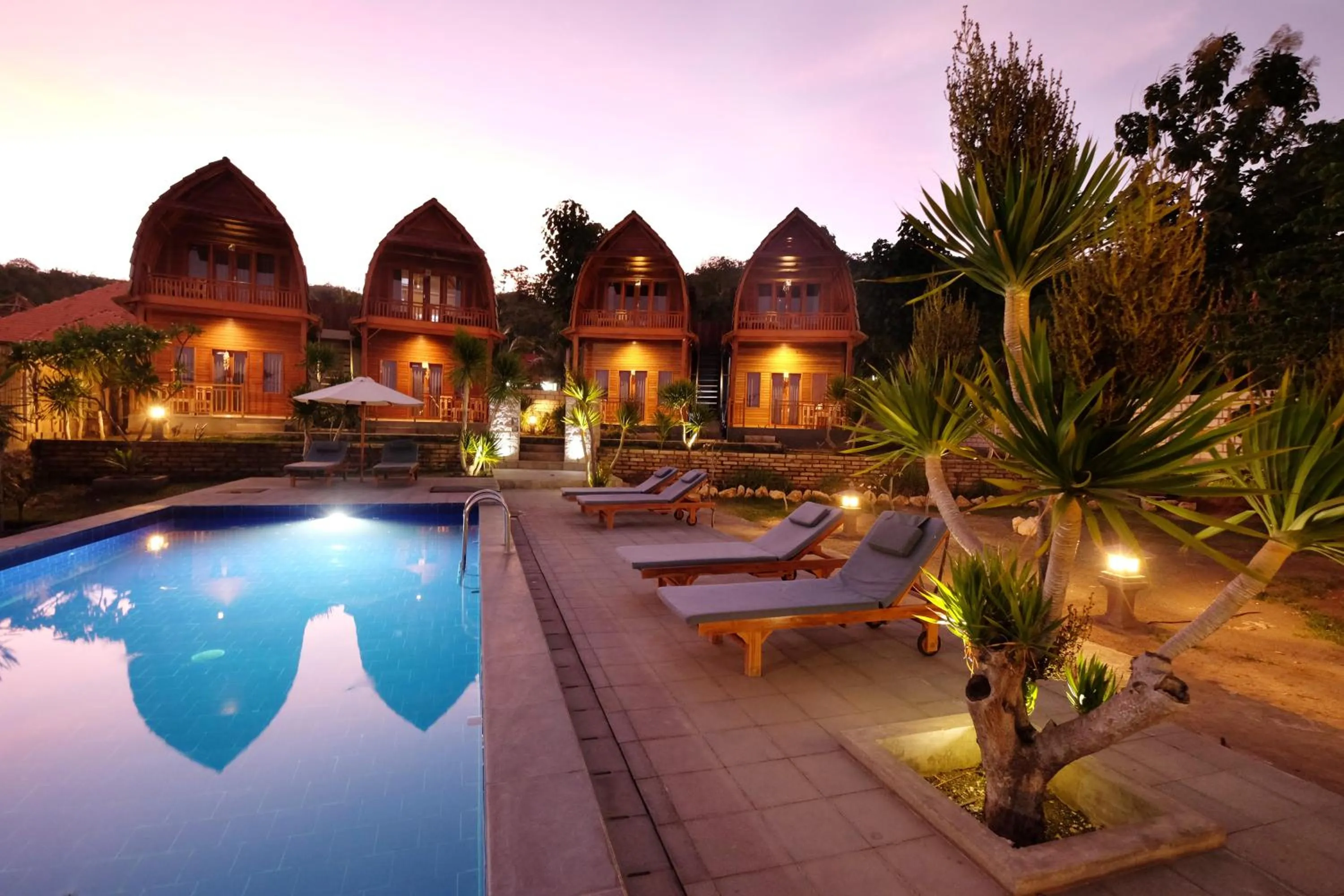 Patio in Adara Beach Huts