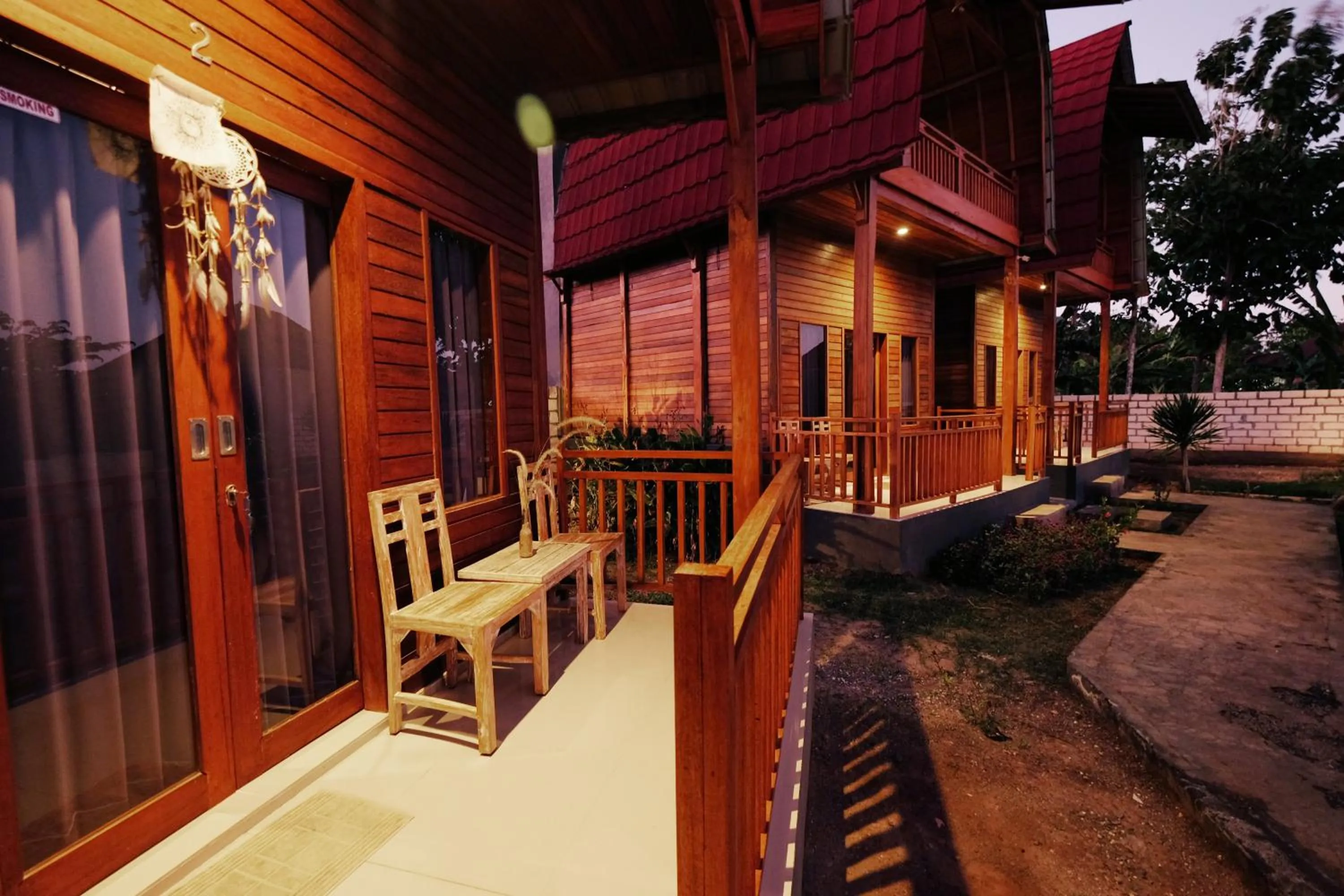 Patio in Adara Beach Huts