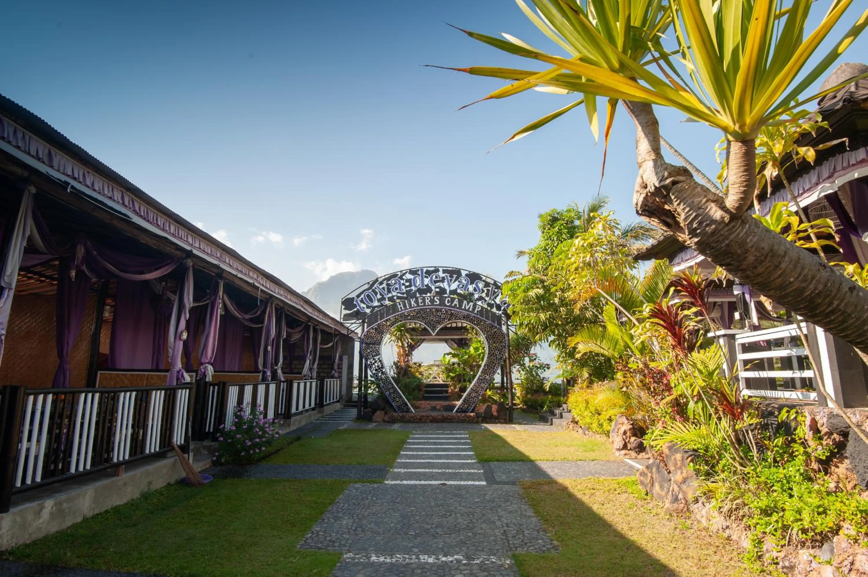 Garden in Hiker's Camp at Toya Devasya