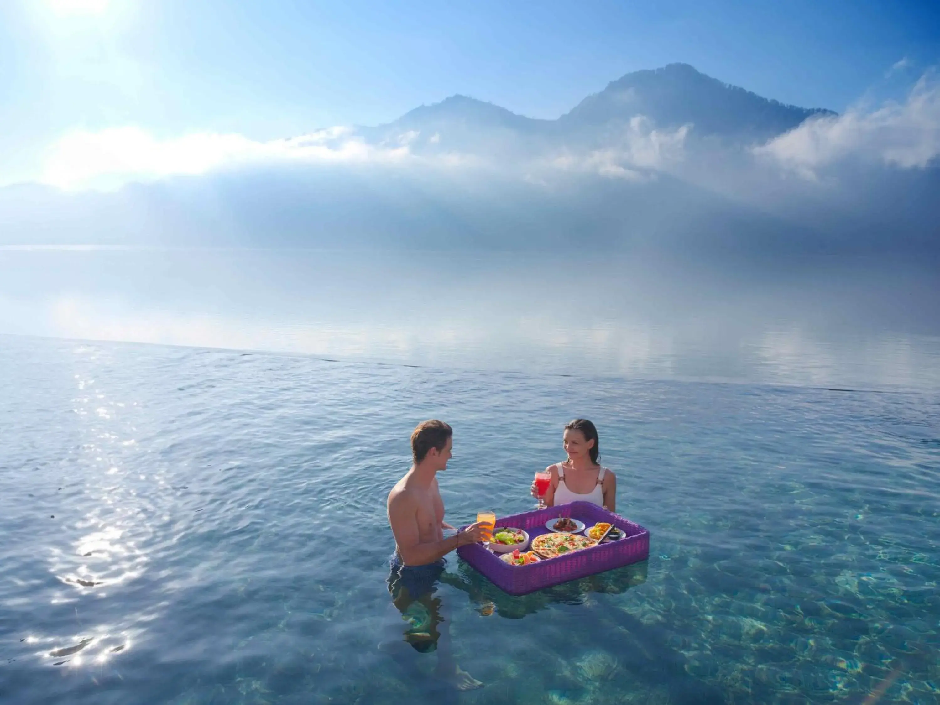 Swimming pool in Hiker's Camp at Toya Devasya Swimming pool in Hiker's Camp at Toya Devasya
