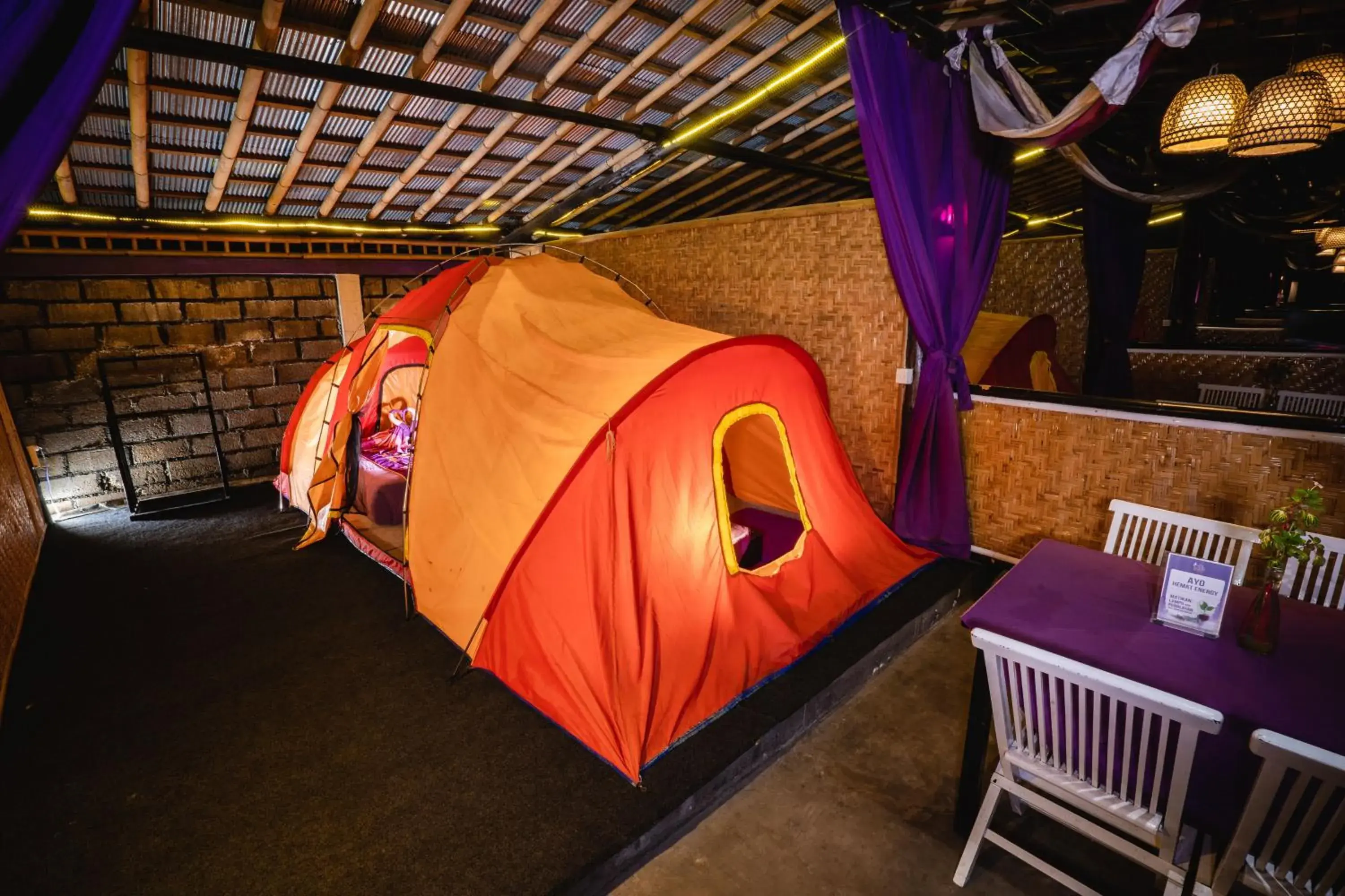Bedroom in Hiker's Camp at Toya Devasya Bedroom in Hiker's Camp at Toya Devasya