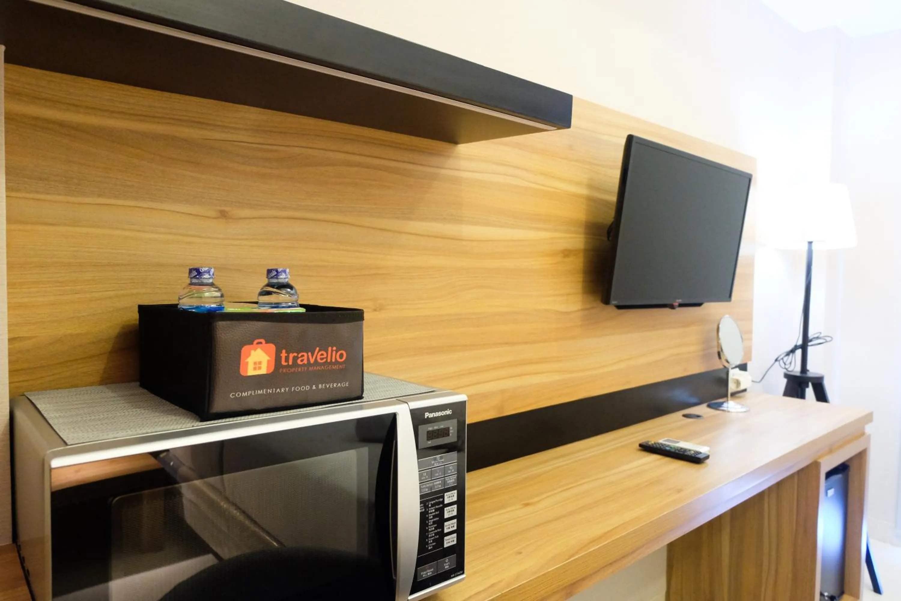 Bedroom in Modern Apartment Studio No Kitchen Mustika Golf Residence By Travelio