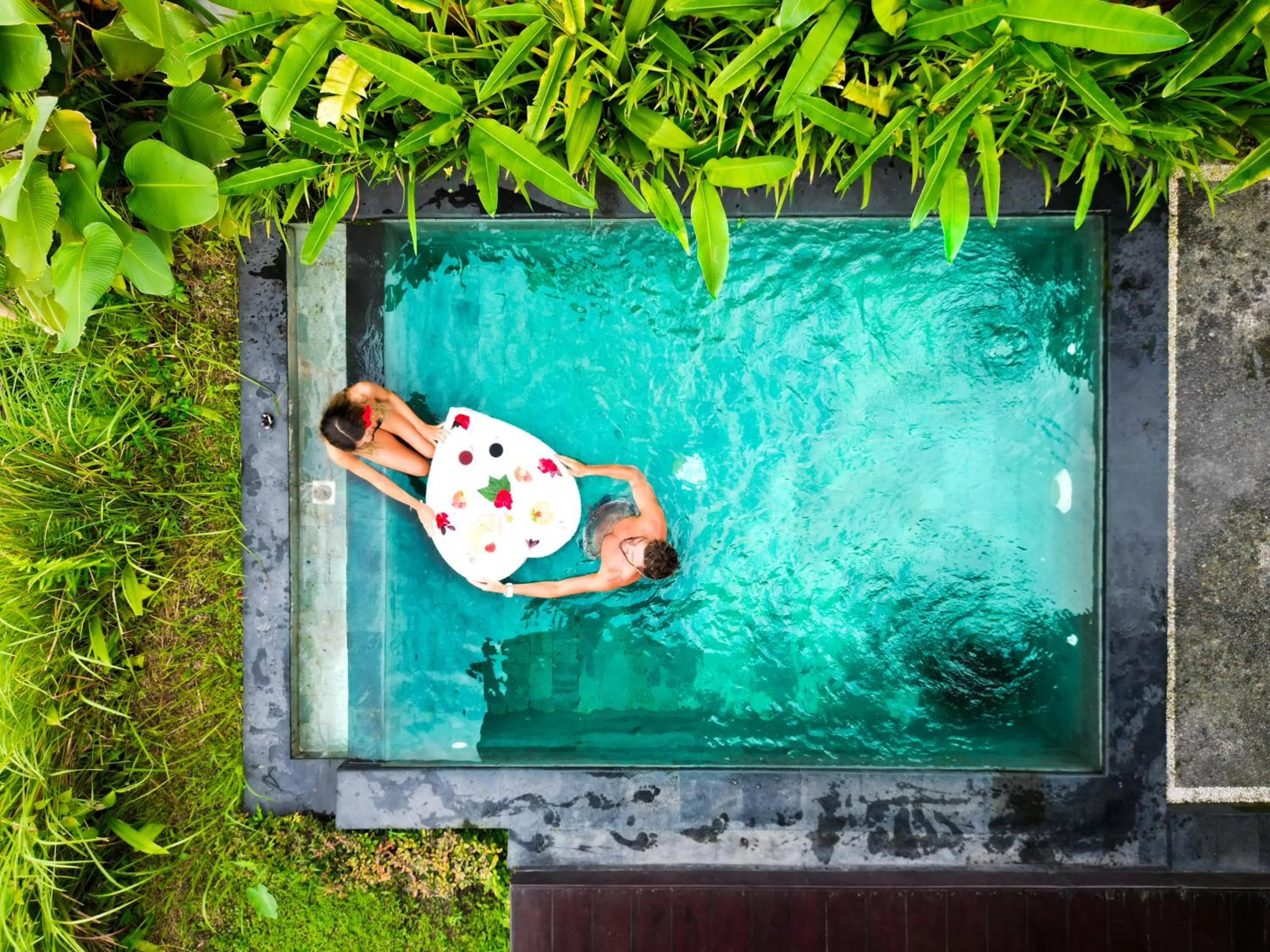 Pool view in Kayangan Villa Ubud
