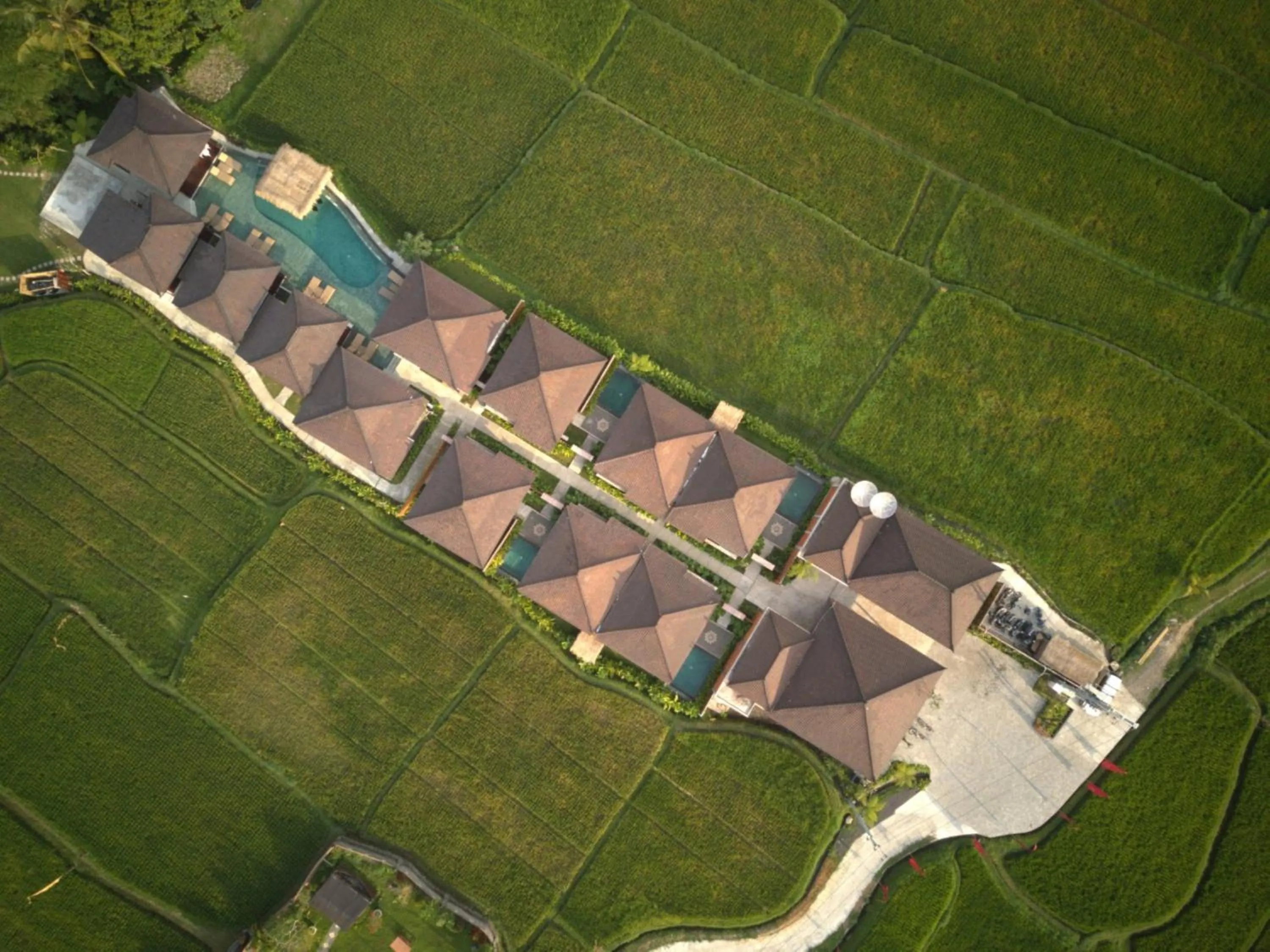 Bird's eye view in Kayangan Villa Ubud