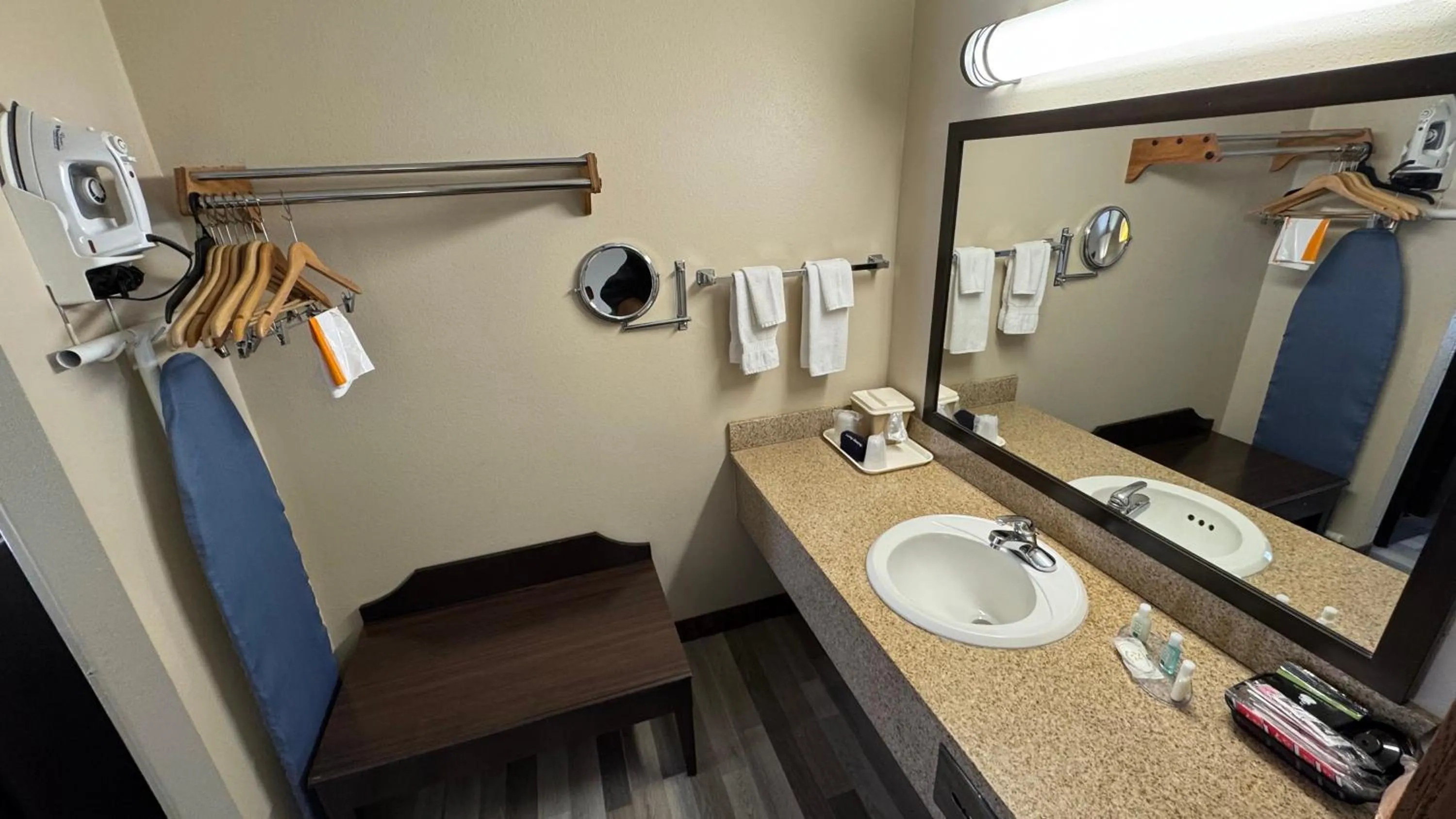 trouser press in Quality Inn West