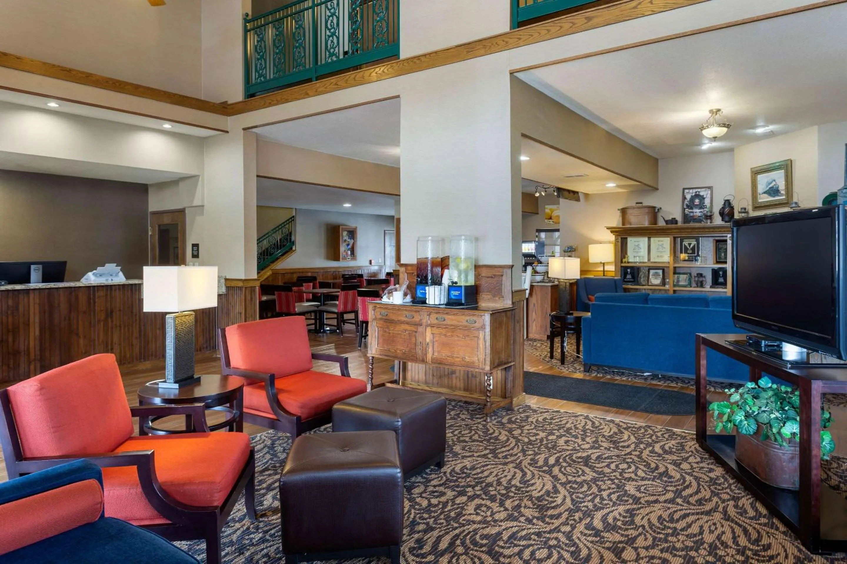 Lobby or reception in Comfort Inn Marshall Station