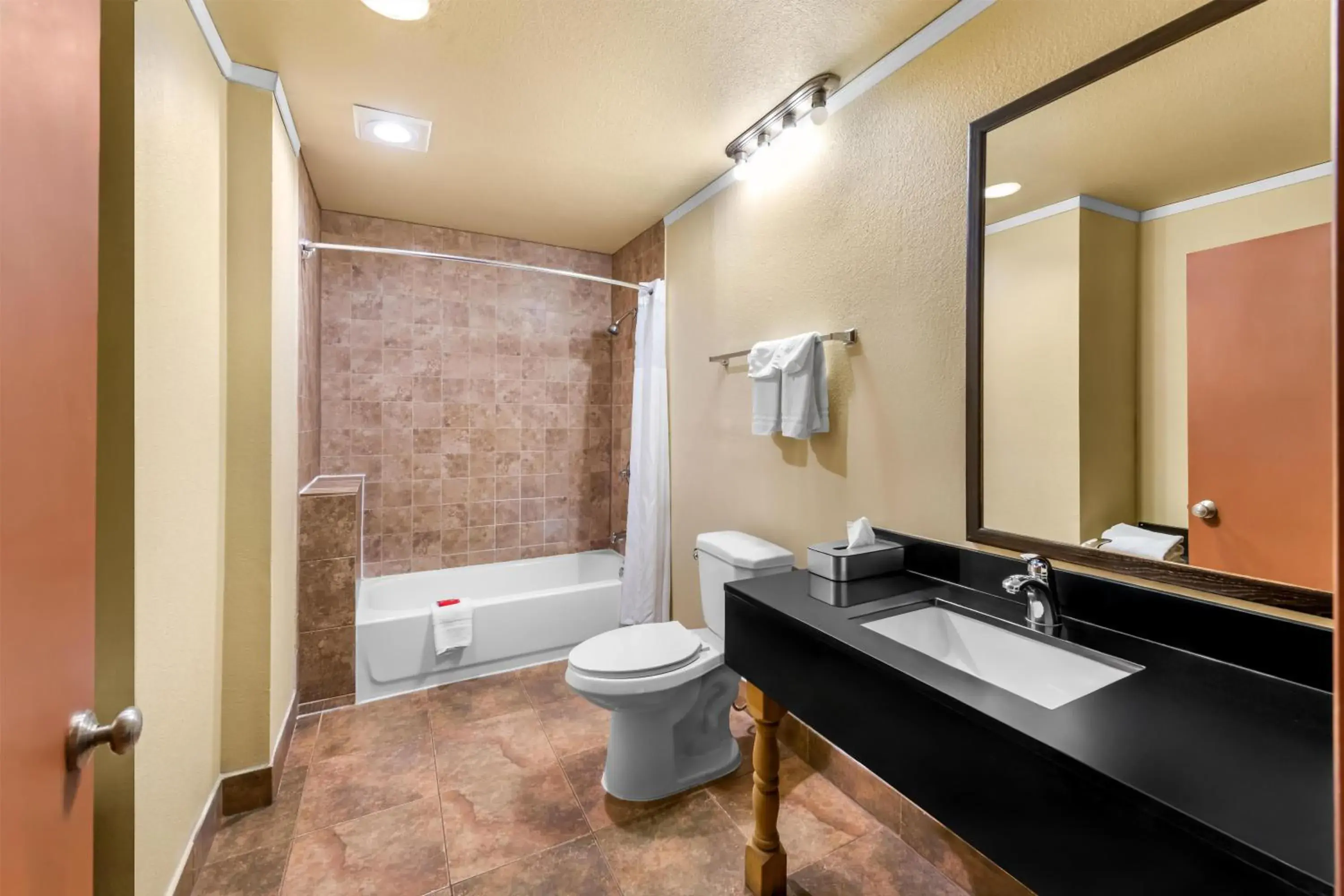 Bathroom in Red Lion Inn & Suites Blue Springs Bathroom in Red Lion Inn & Suites Blue Springs