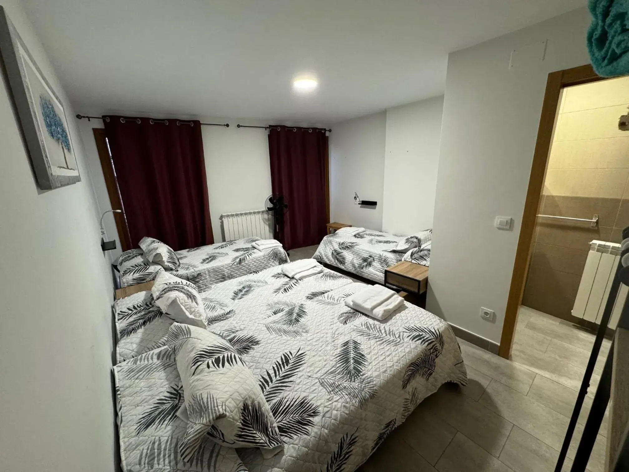Quadruple Room with Private Bathroom in Carpe Viam Quadruple Room with Private Bathroom in Carpe Viam