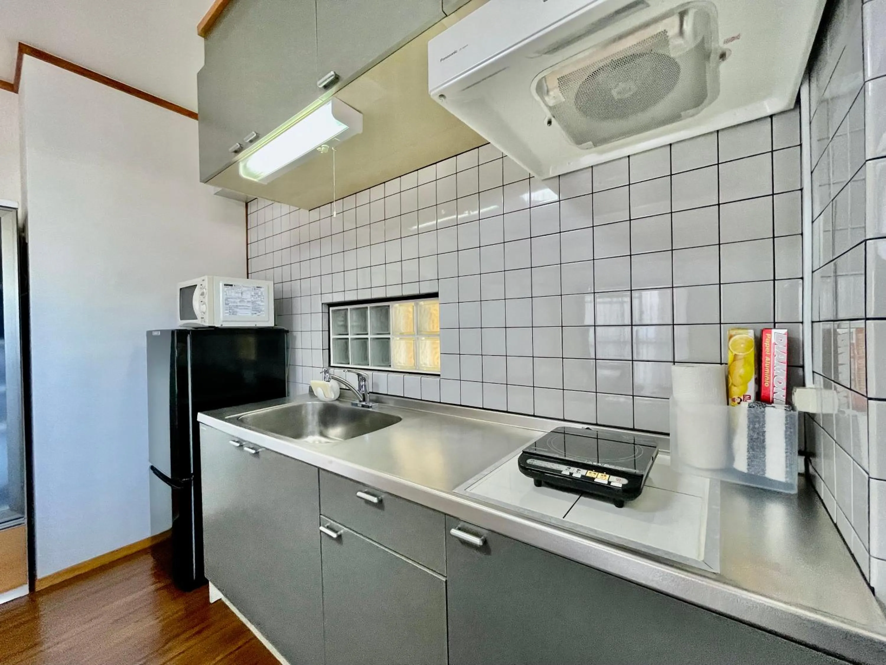 Kitchen or kitchenette in ホテル天使館 久茂地 -Tenshi-Kan-