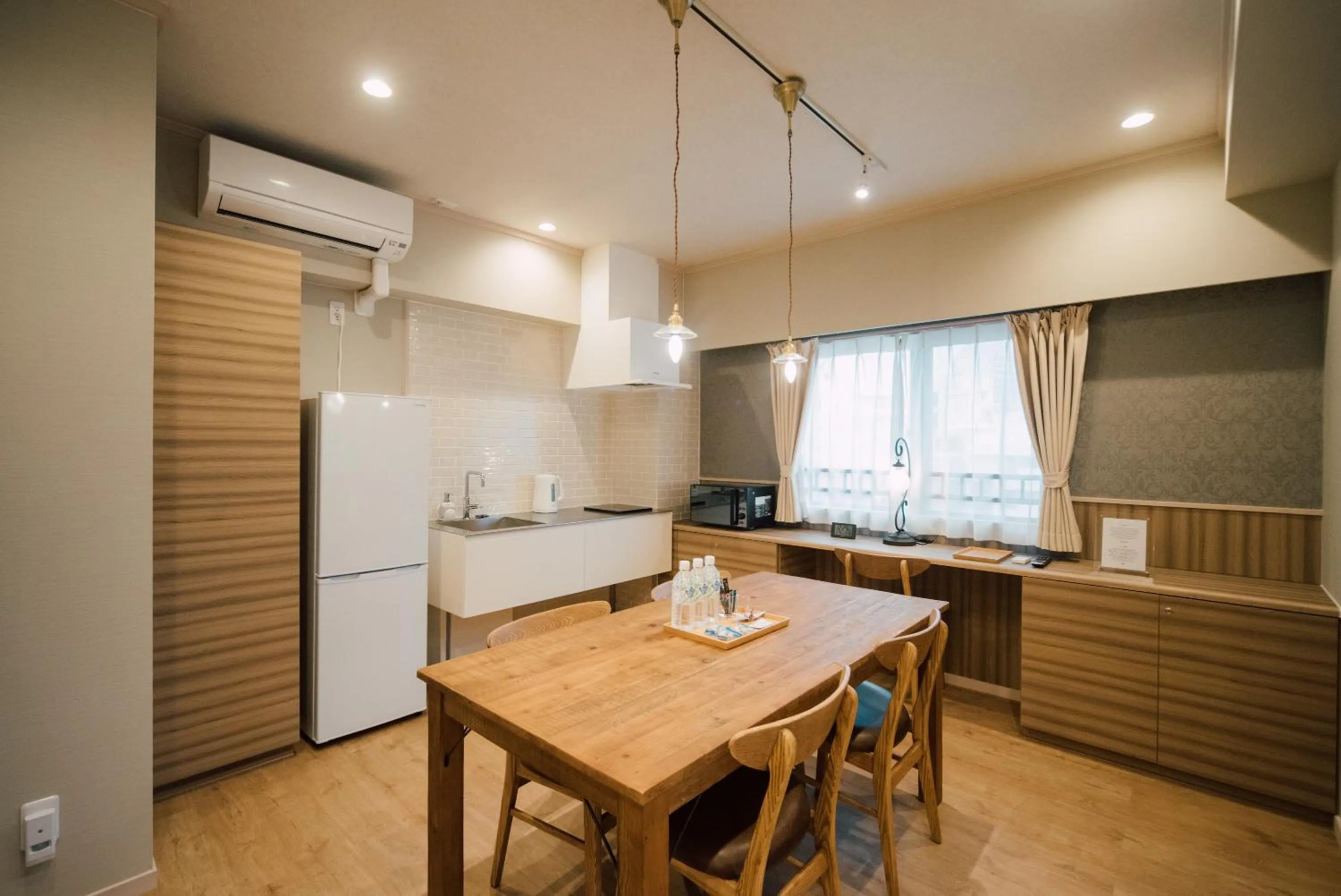 Kitchen or kitchenette in ホテル天使館 久茂地 -Tenshi-Kan-