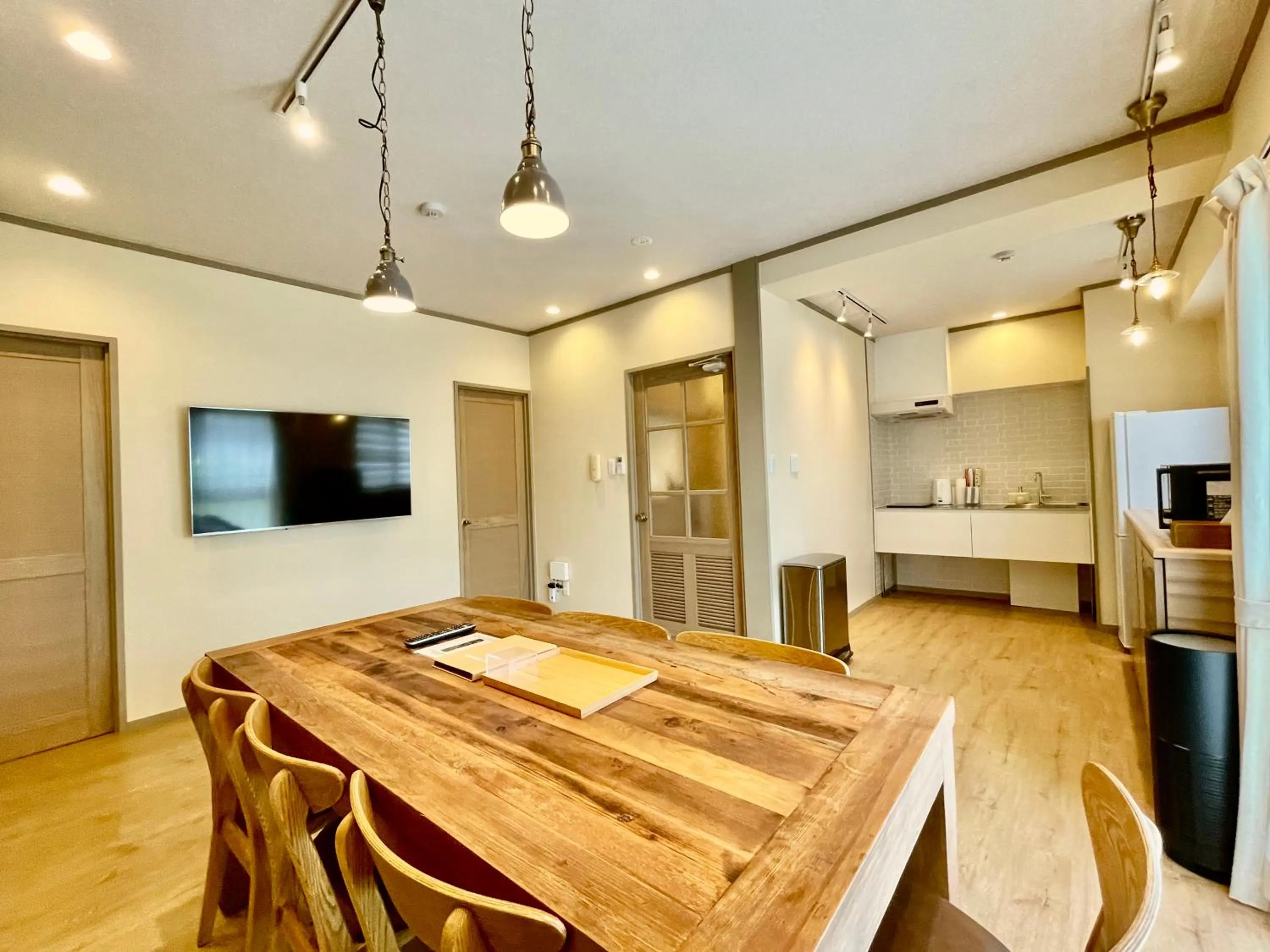 Kitchen or kitchenette in ホテル天使館 久茂地 -Tenshi-Kan-