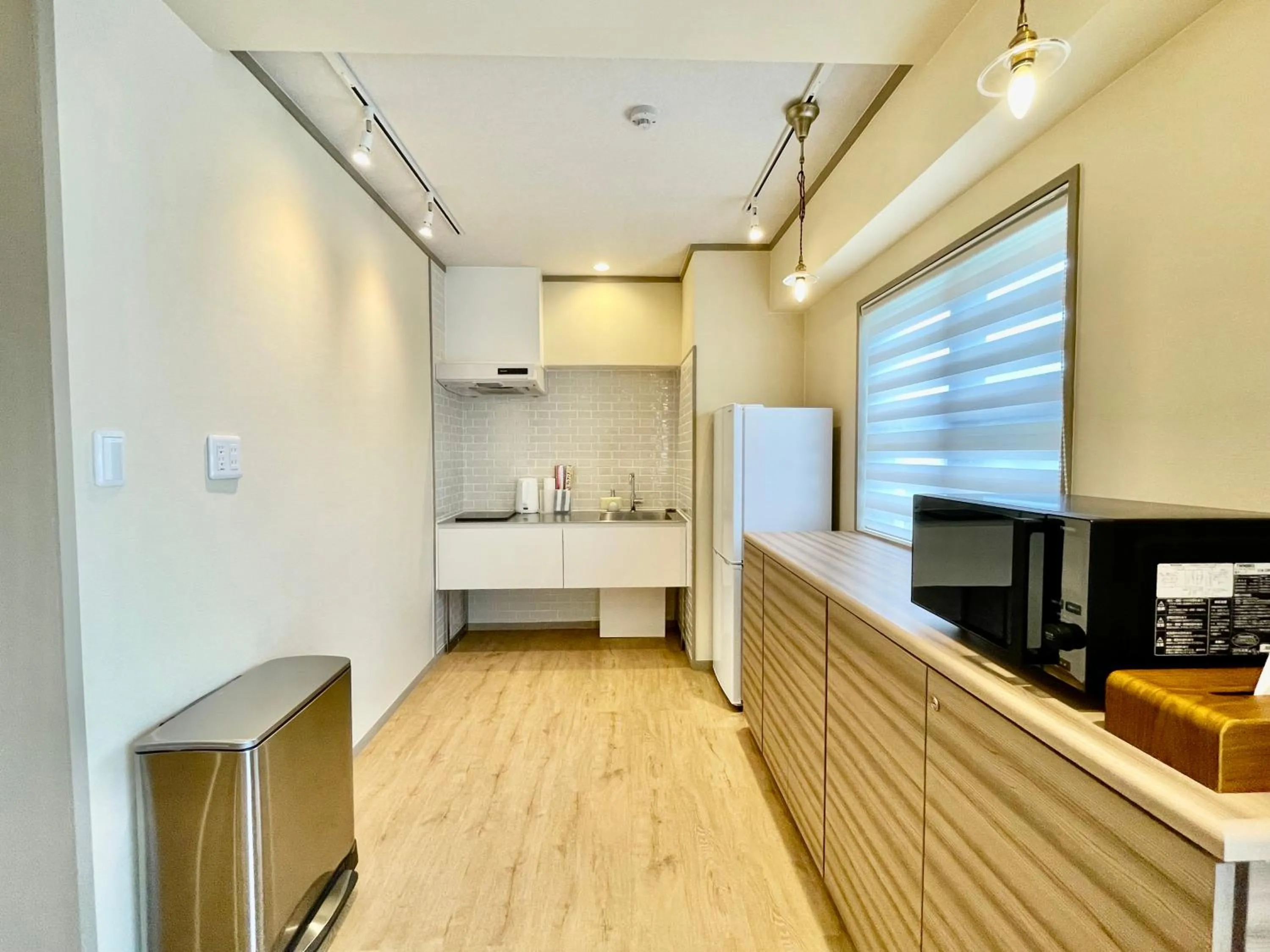Kitchen or kitchenette in ホテル天使館 久茂地 -Tenshi-Kan-