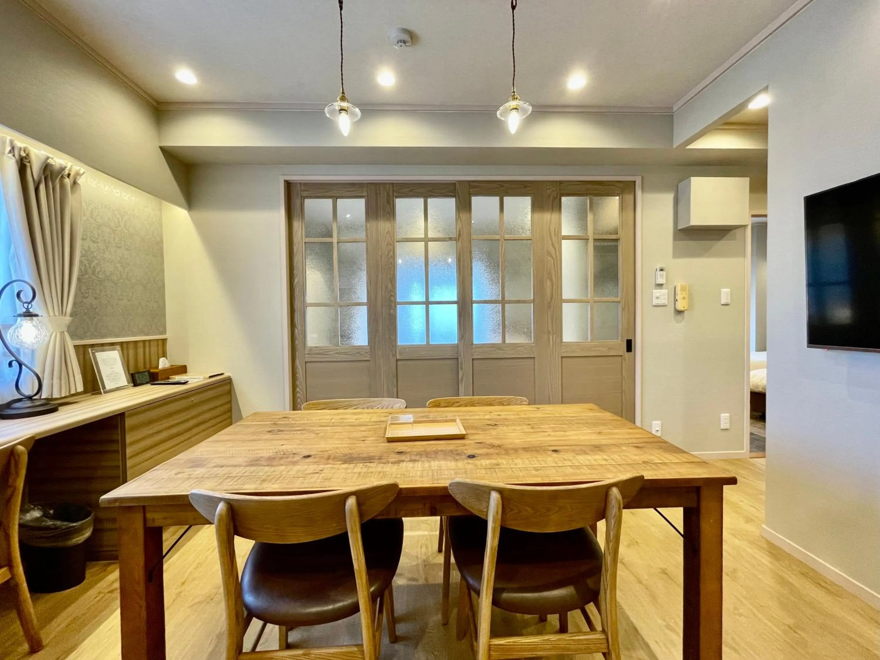 Dining area in ホテル天使館 久茂地 -Tenshi-Kan-