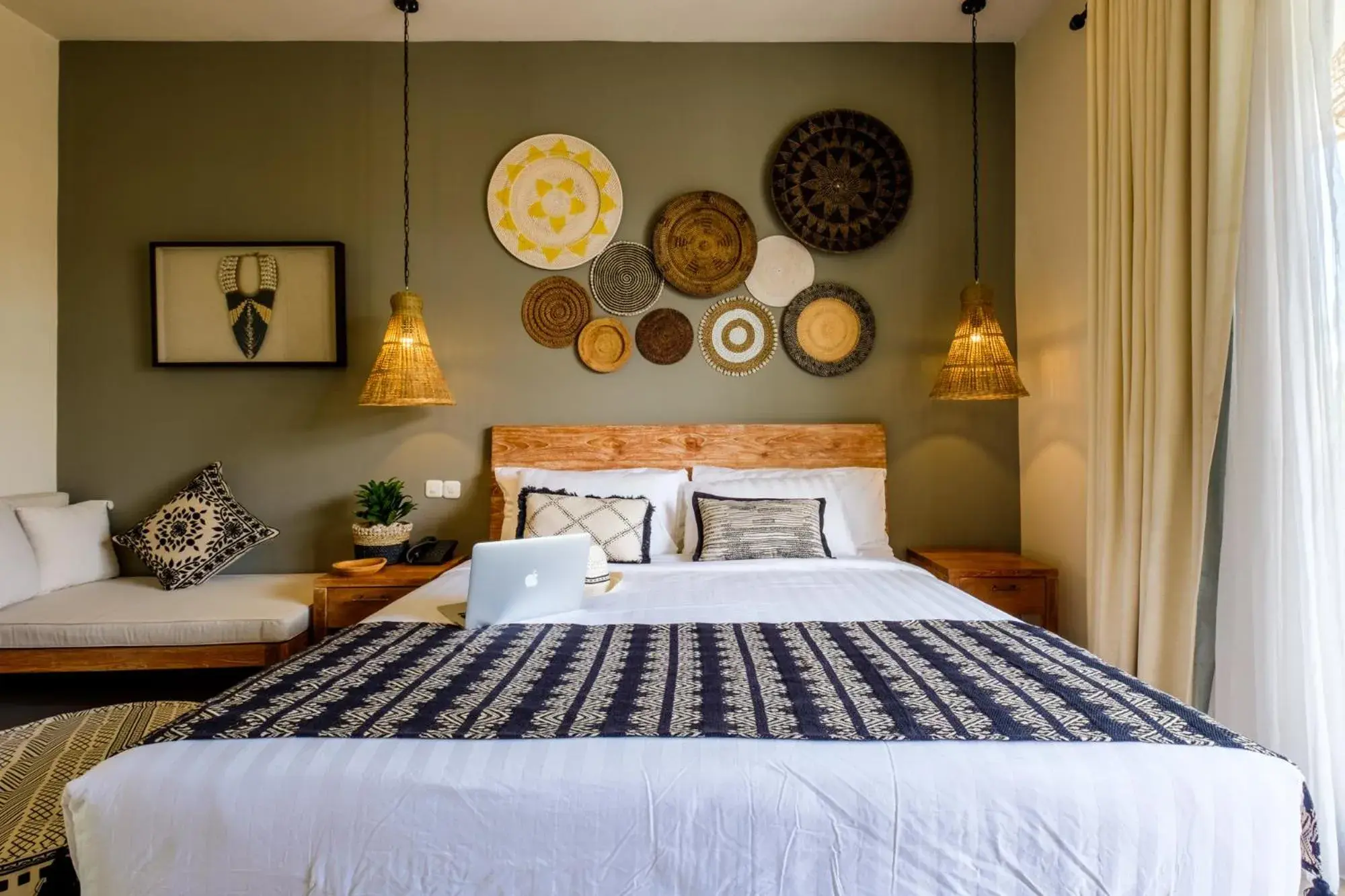 Bed in The Akasha Seminyak Bali Boutique Hotel Bed in The Akasha Seminyak Bali Boutique Hotel