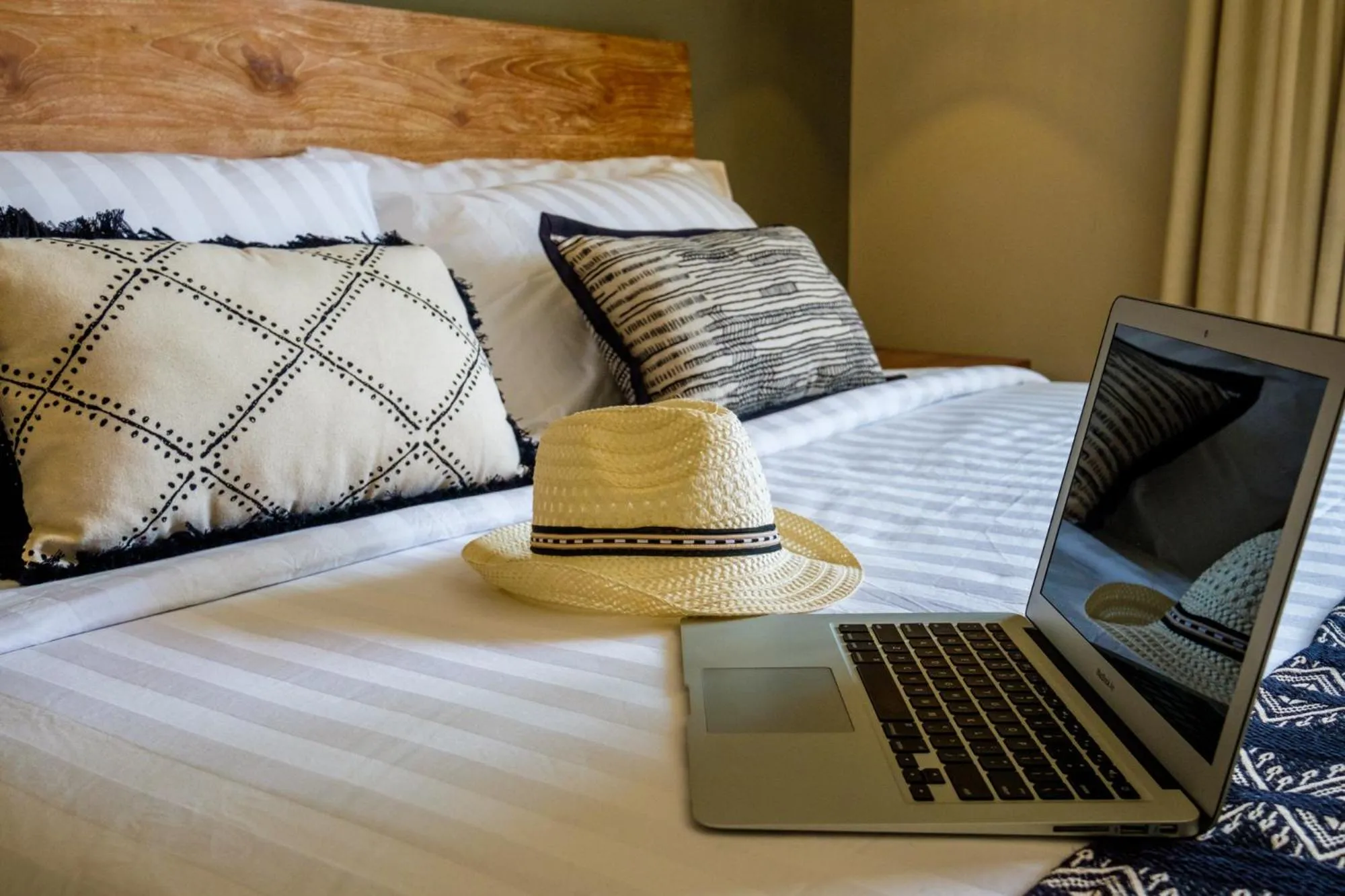 Bed in The Akasha Seminyak Bali Boutique Hotel