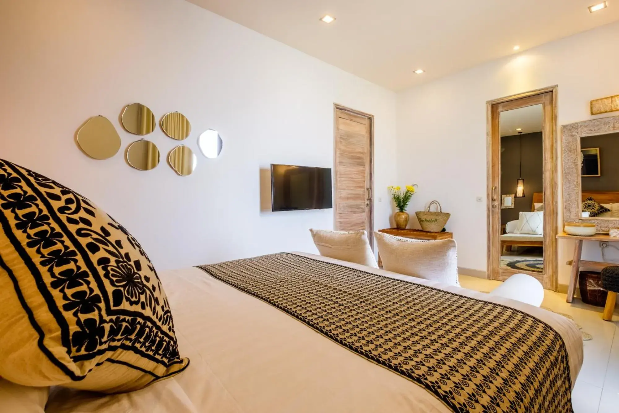 Bed in The Akasha Seminyak Bali Boutique Hotel Bed in The Akasha Seminyak Bali Boutique Hotel