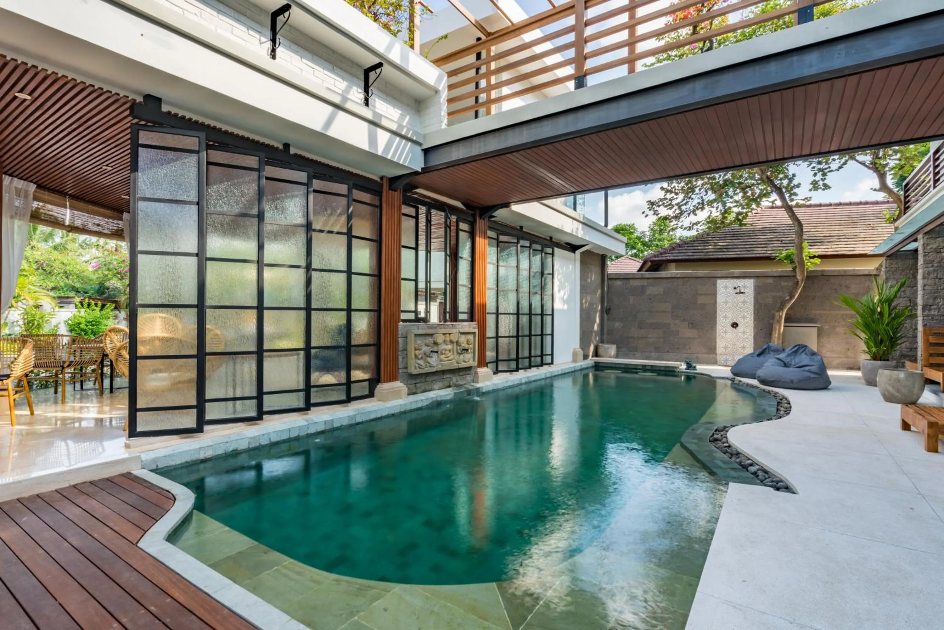 Swimming pool in The Akasha Seminyak Bali Boutique Hotel