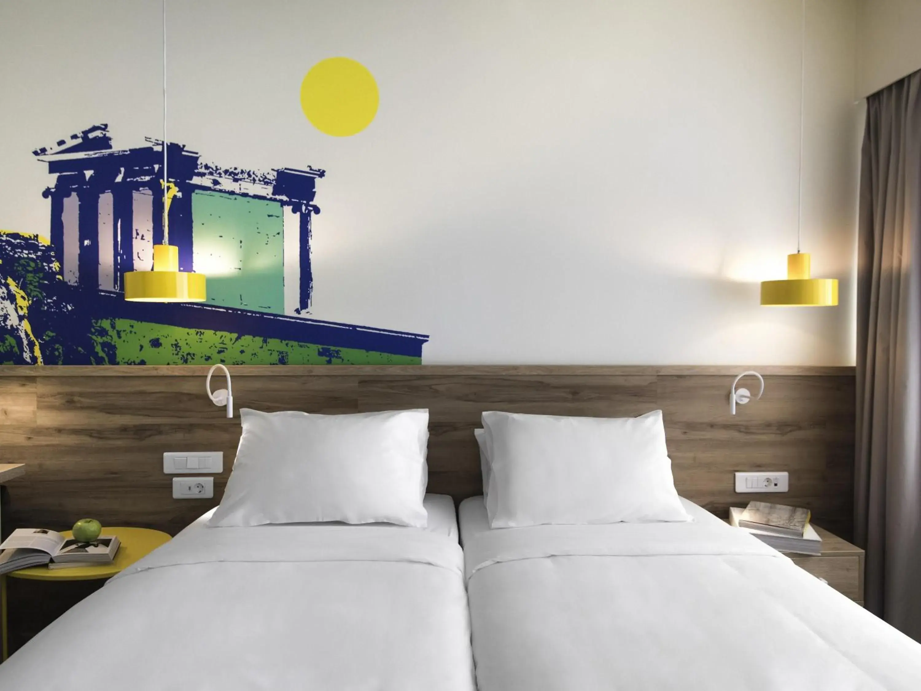 Bedroom, Bed in ibis Styles Athens Routes Bedroom, Bed in ibis Styles Athens Routes