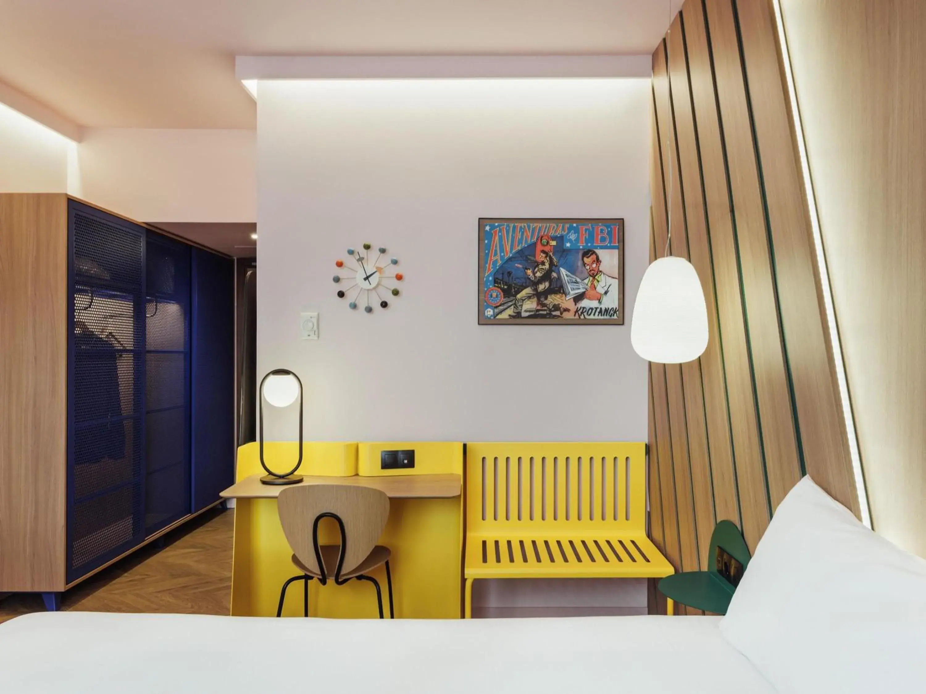 Bedroom, Bed in Ibis Styles Madrid City Las Ventas Bedroom, Bed in Ibis Styles Madrid City Las Ventas