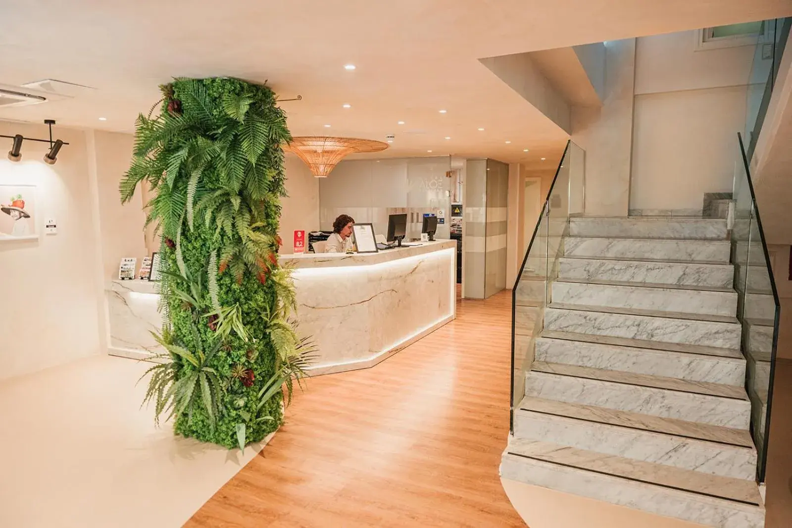 Lobby or reception in Hotel Aloe Canteras Lobby or reception in Hotel Aloe Canteras