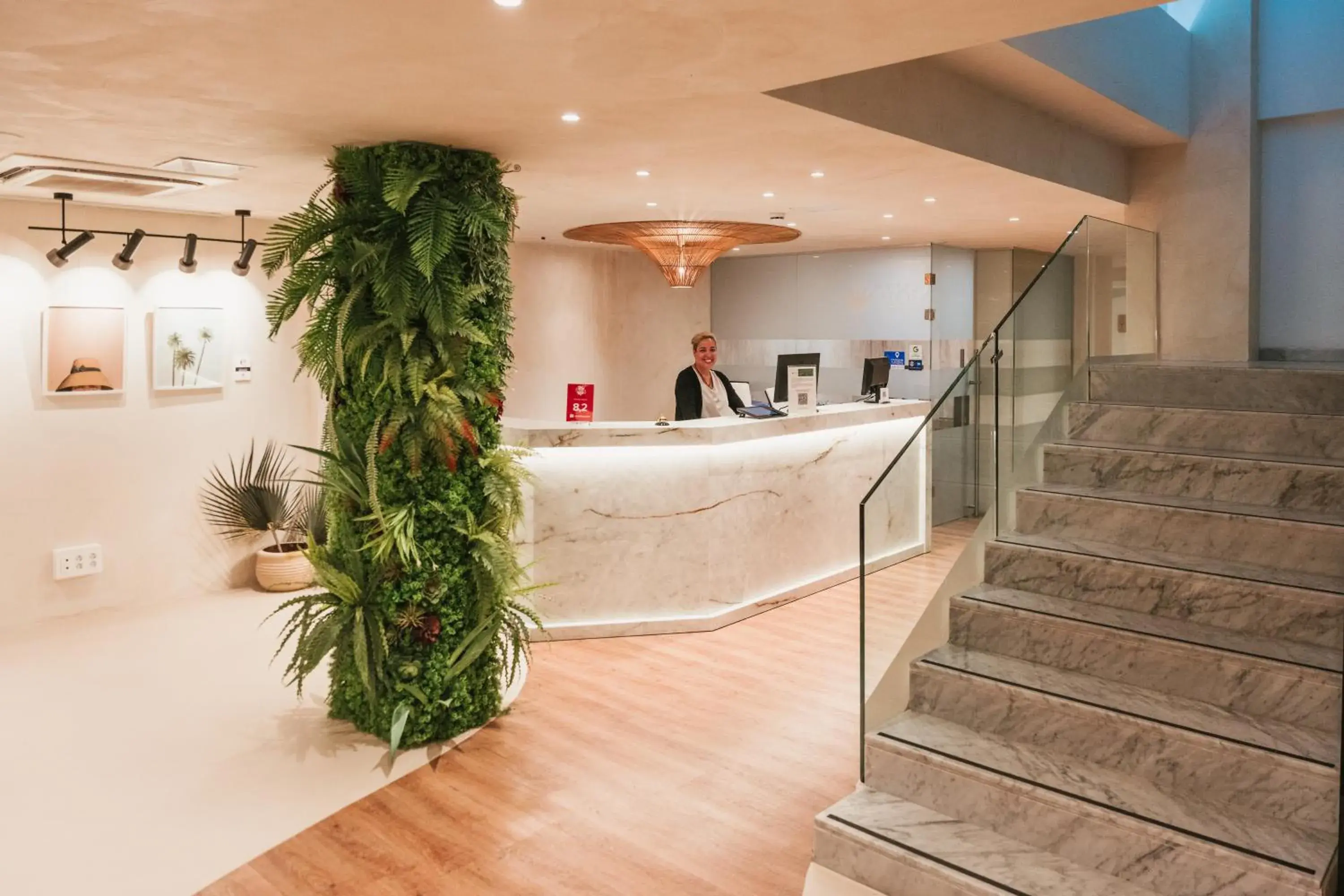 Lobby or reception in Hotel Aloe Canteras Lobby or reception in Hotel Aloe Canteras