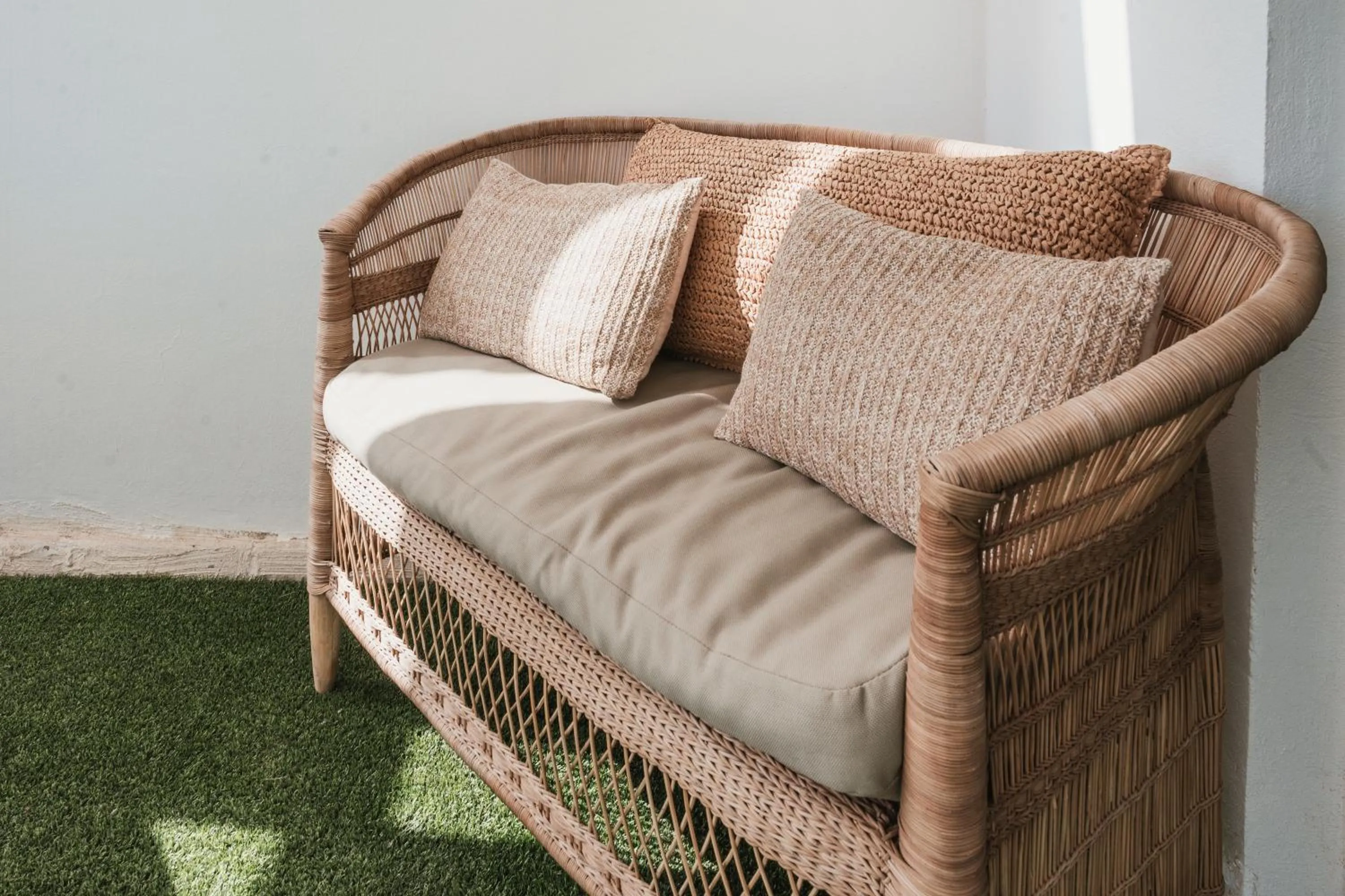 Balcony/Terrace, Bed in Hotel Aloe Canteras