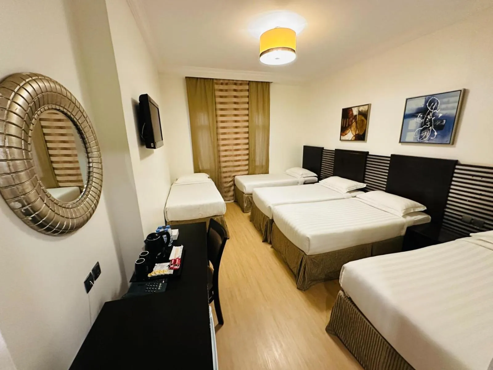 Bed in Saif Al Majd Hotel