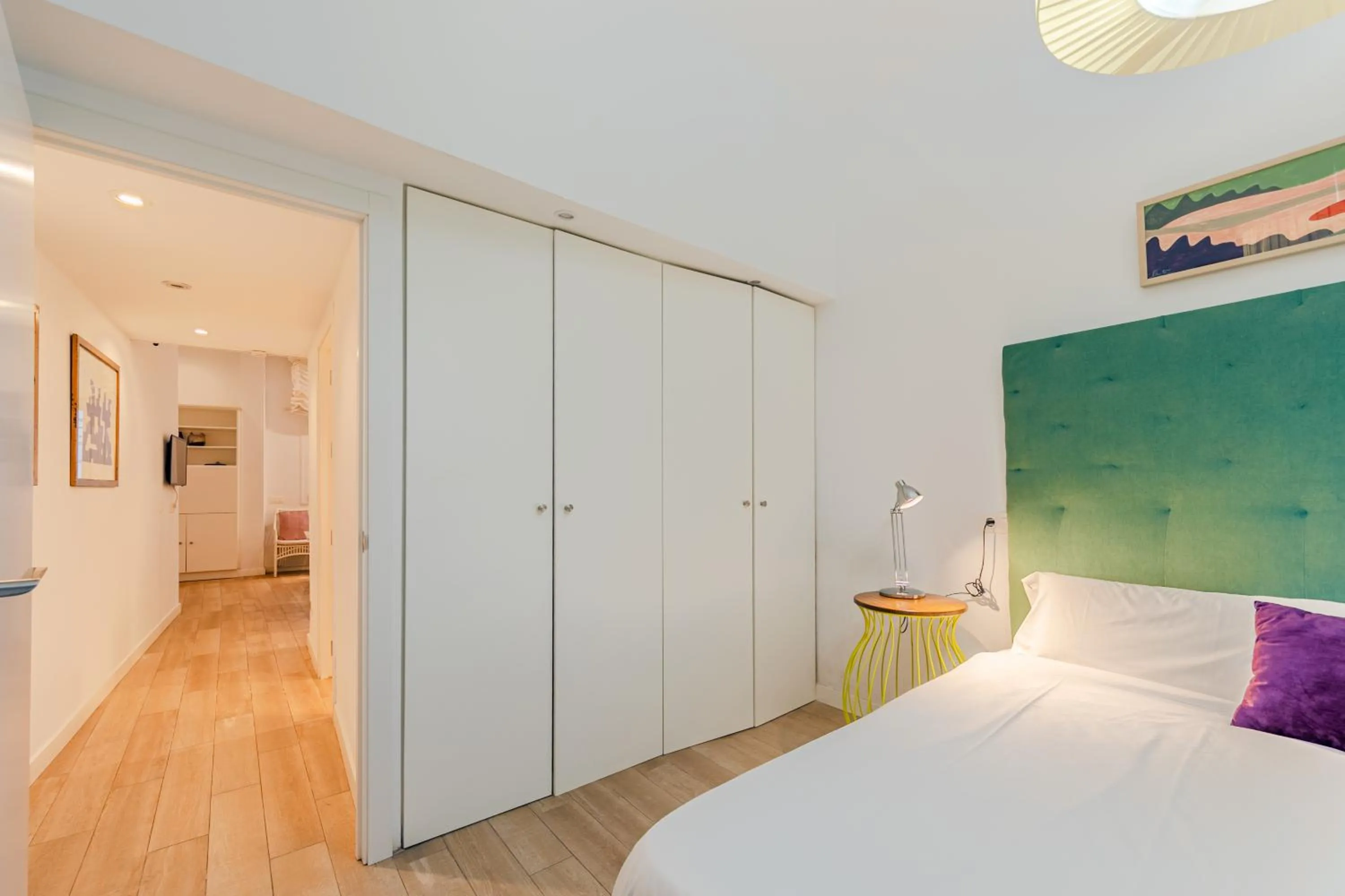 Bed in Green-Apartments Plaza del Pan