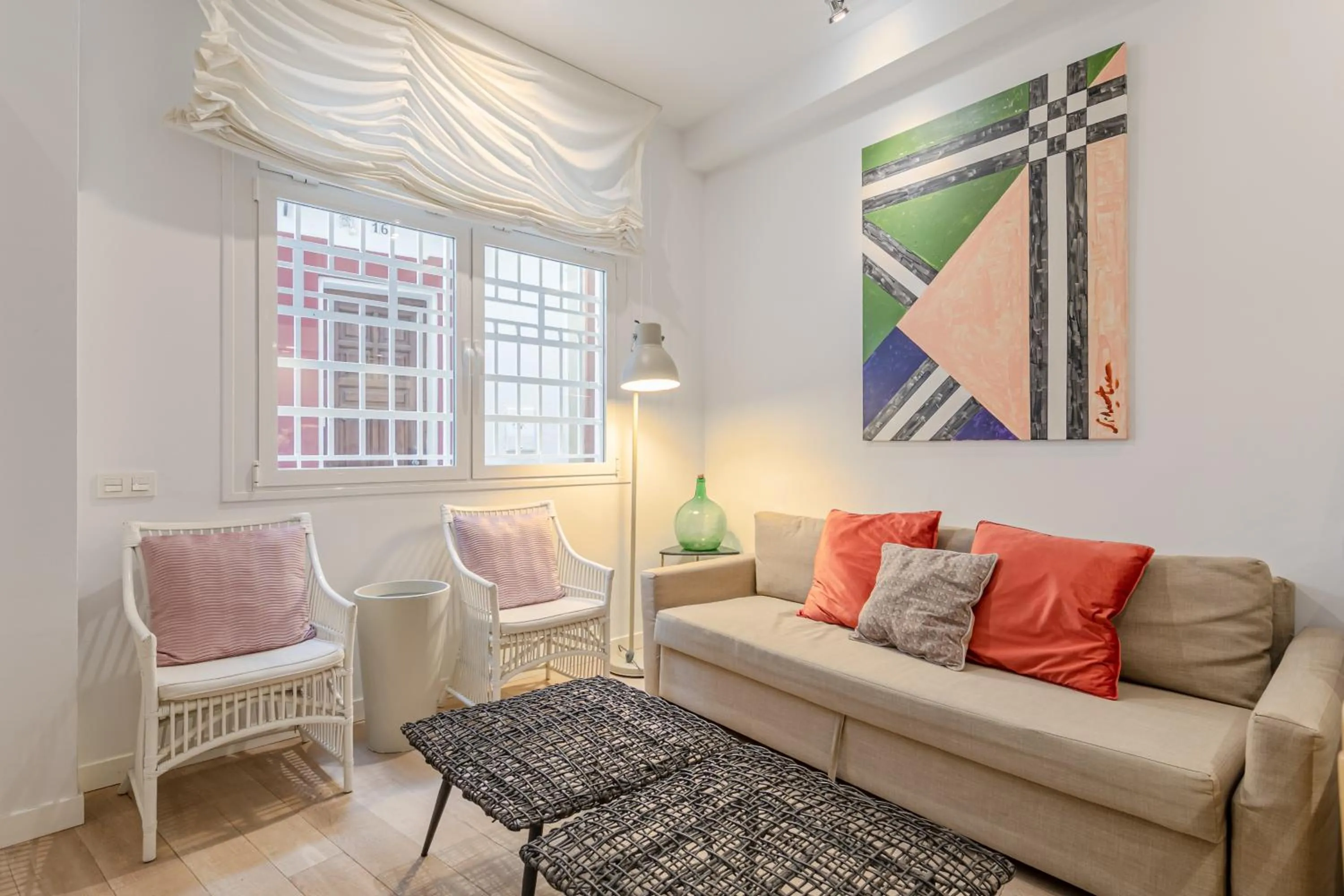Living room in Green-Apartments Plaza del Pan