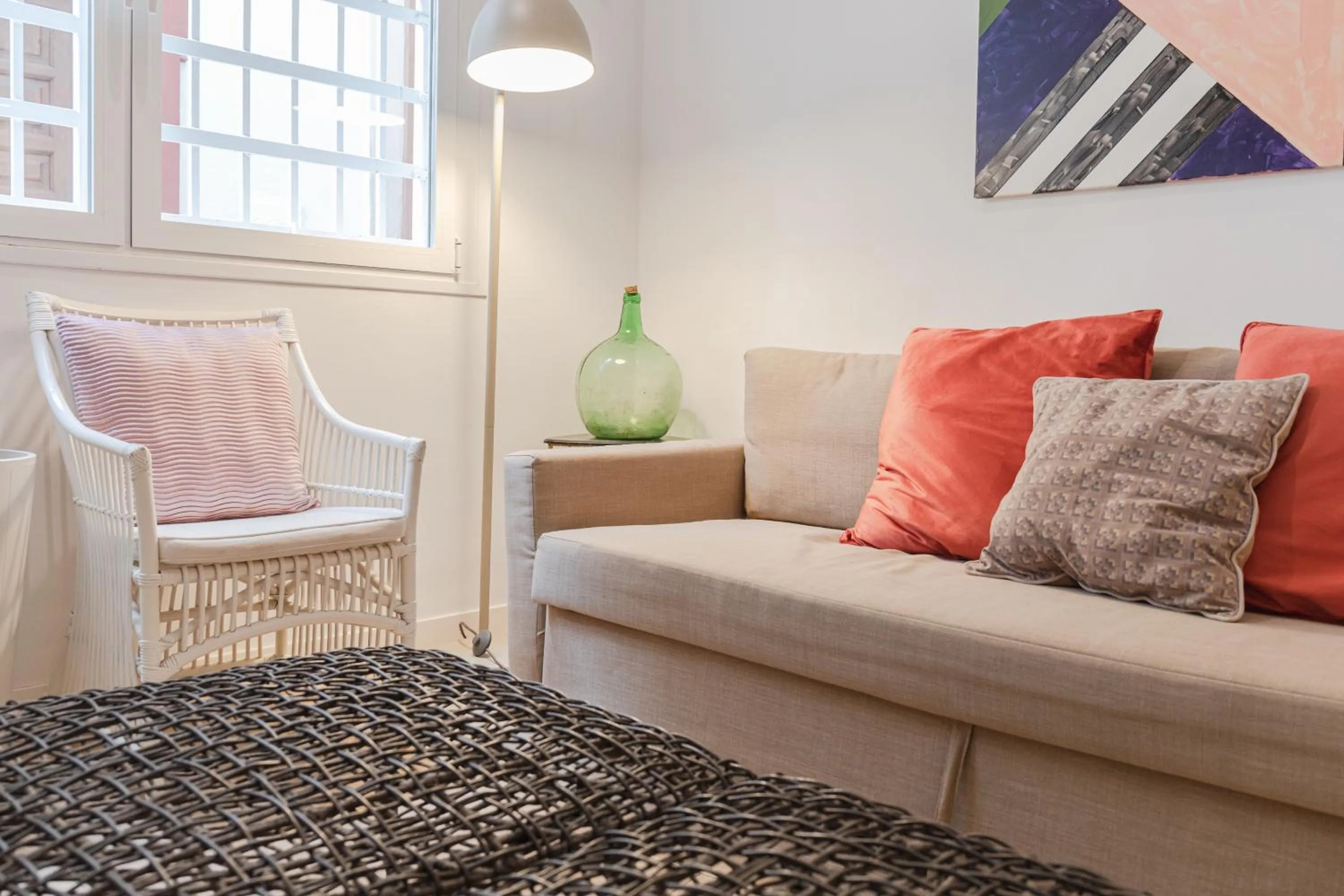 Living room in Green-Apartments Plaza del Pan