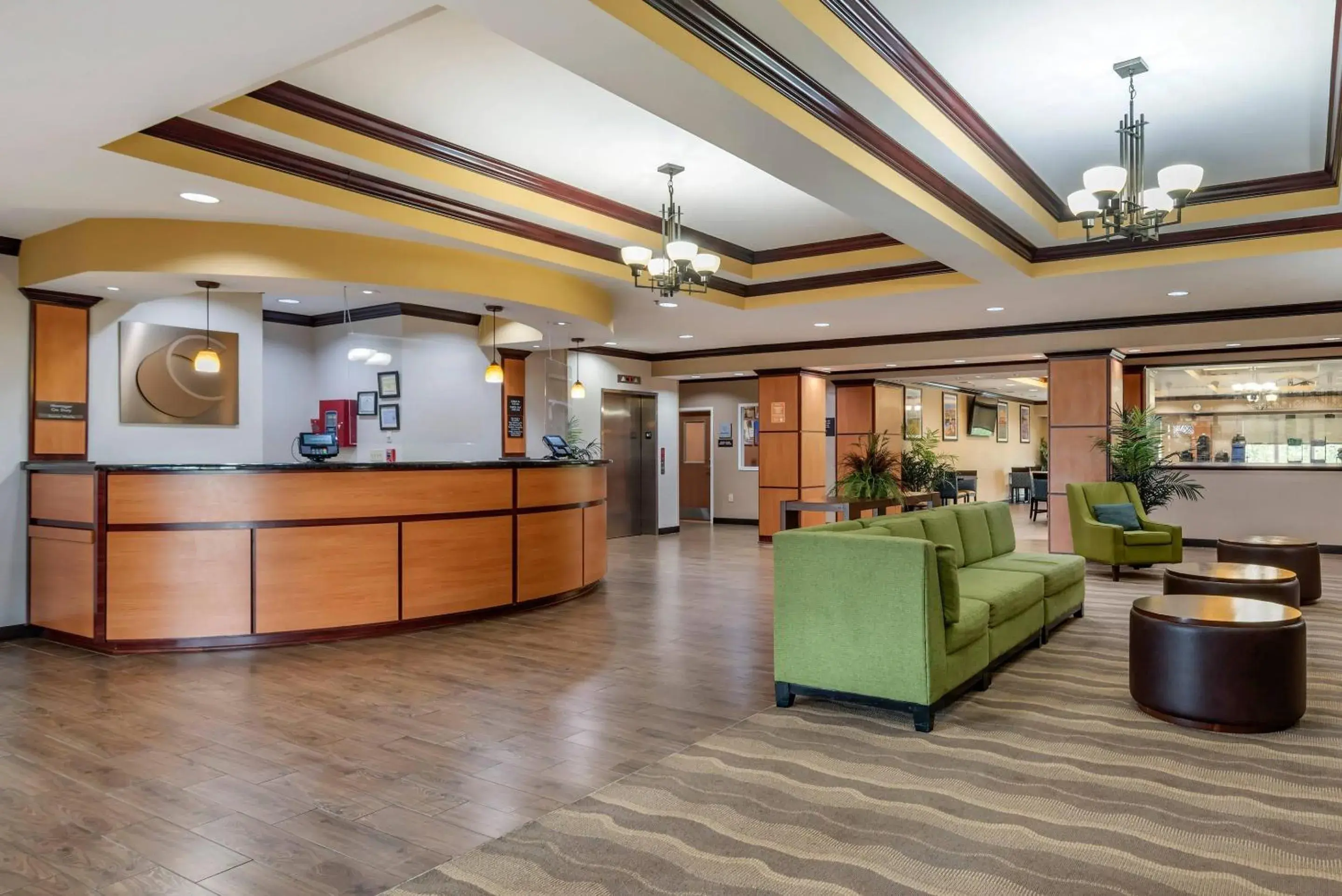 Lobby or reception in Comfort Suites Vicksburg Lobby or reception in Comfort Suites Vicksburg