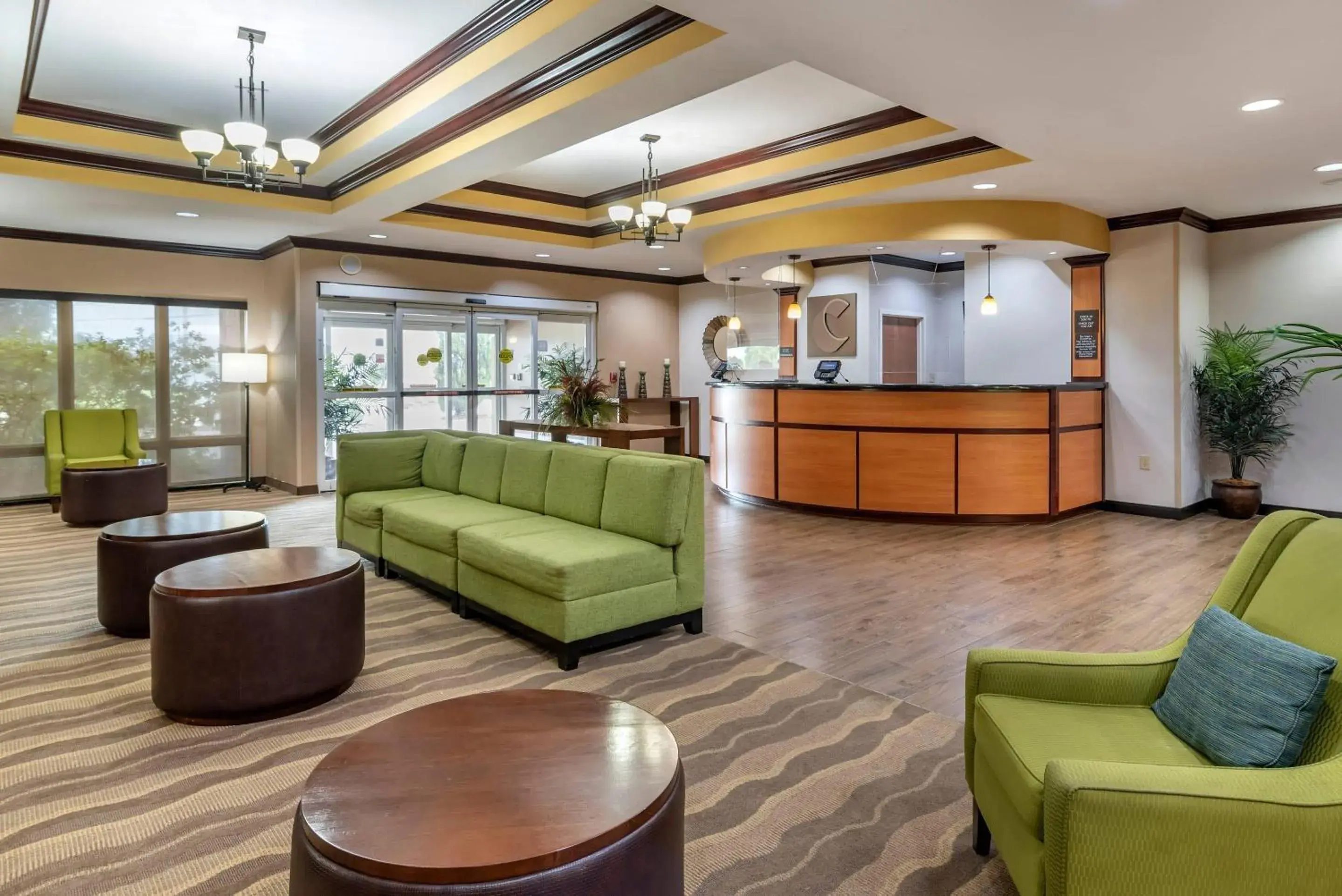 Lobby or reception in Comfort Suites Vicksburg Lobby or reception in Comfort Suites Vicksburg