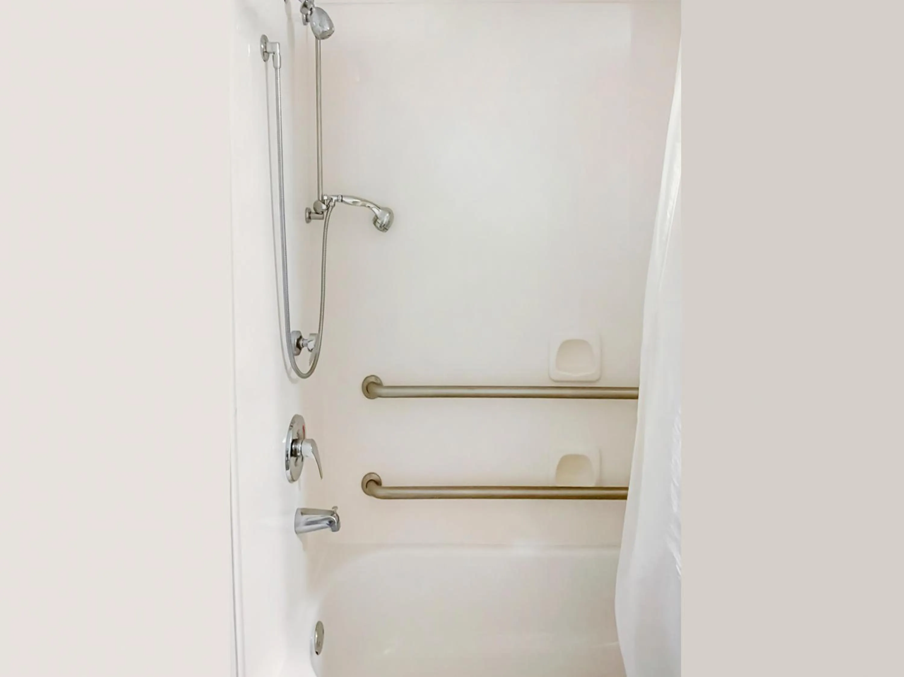 Shower, Bathroom in Ramada by Wyndham Jackson MS