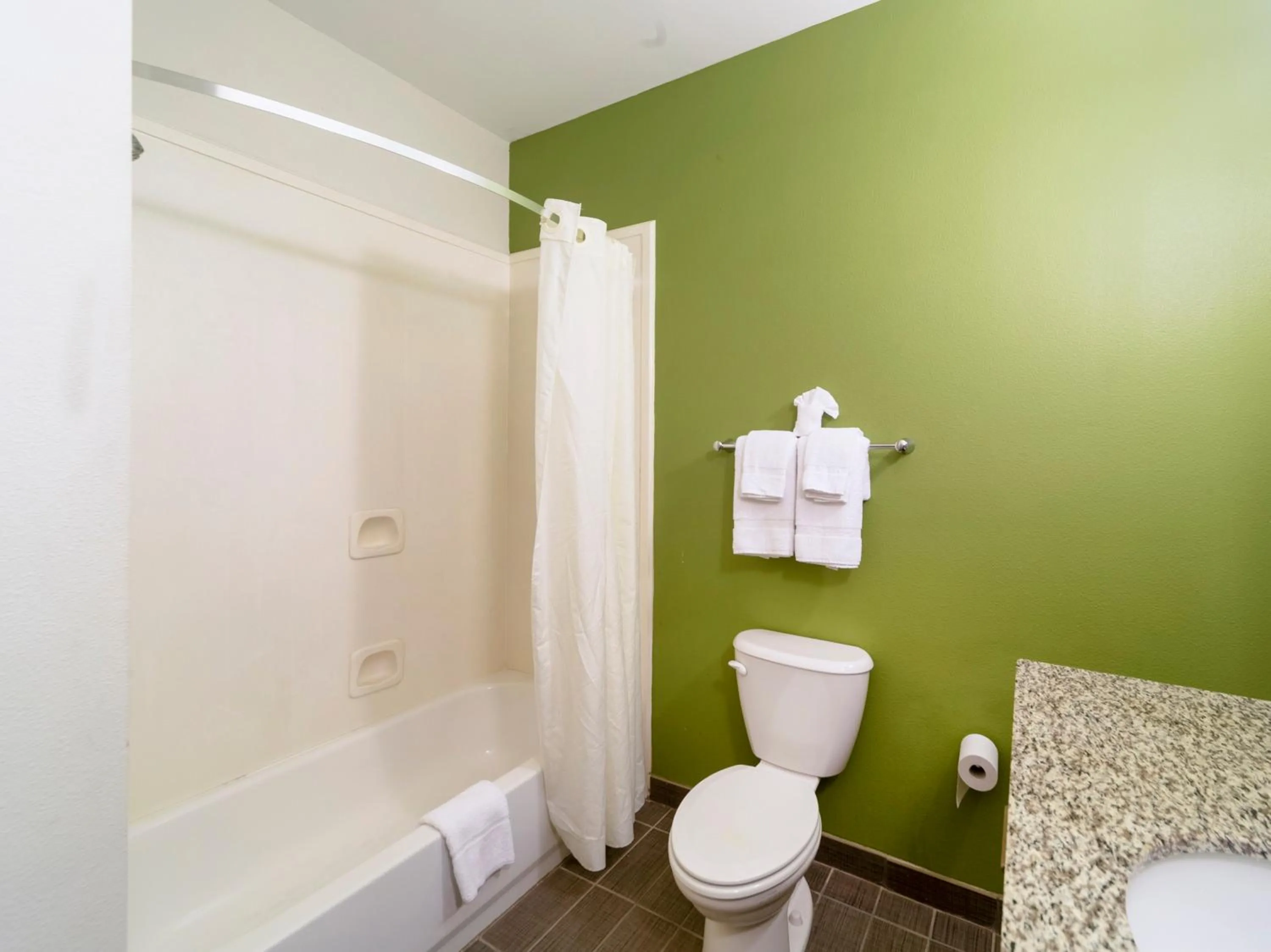 Bathroom in Ramada by Wyndham Jackson MS