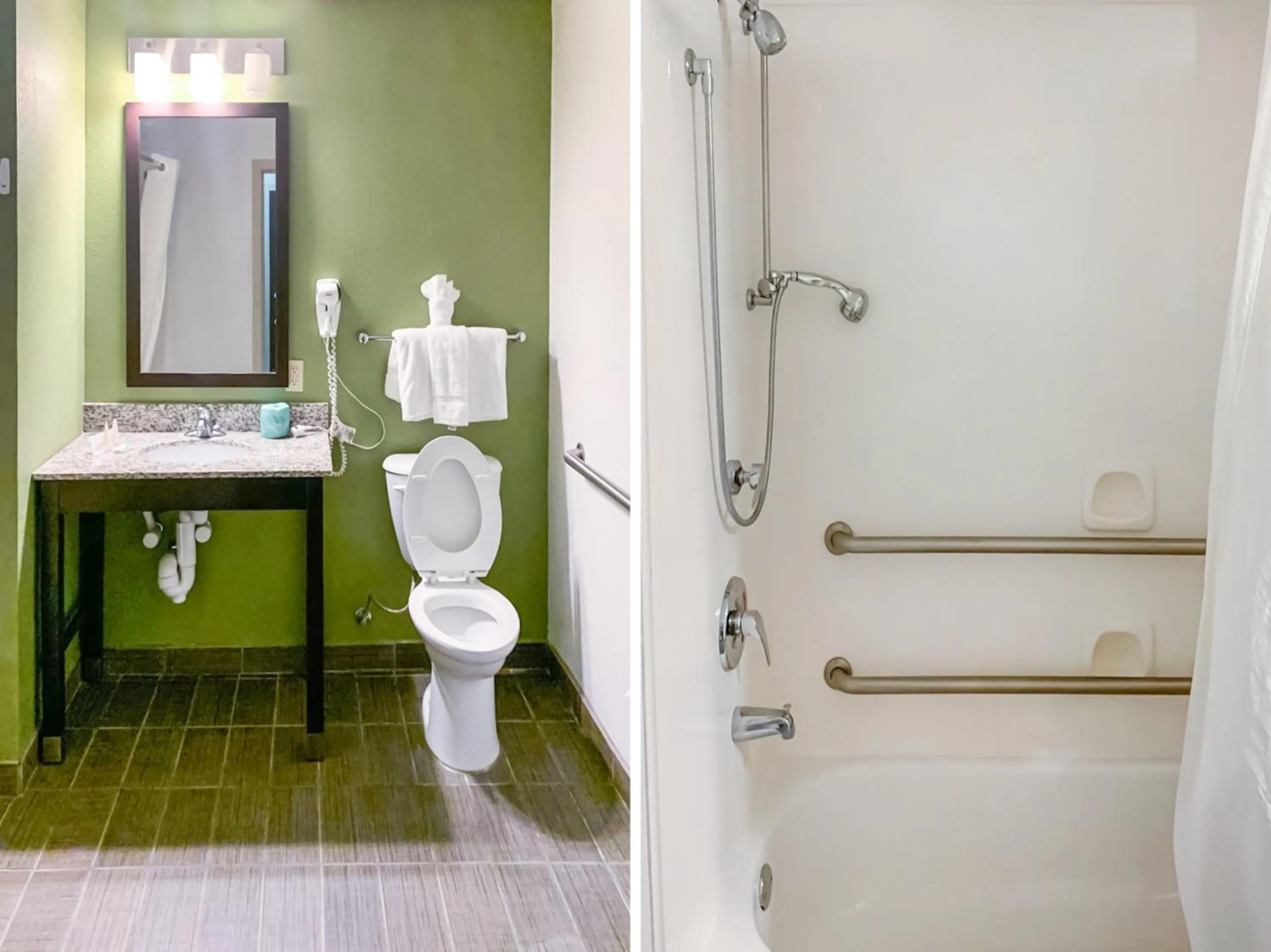 Bathroom in Ramada by Wyndham Jackson MS