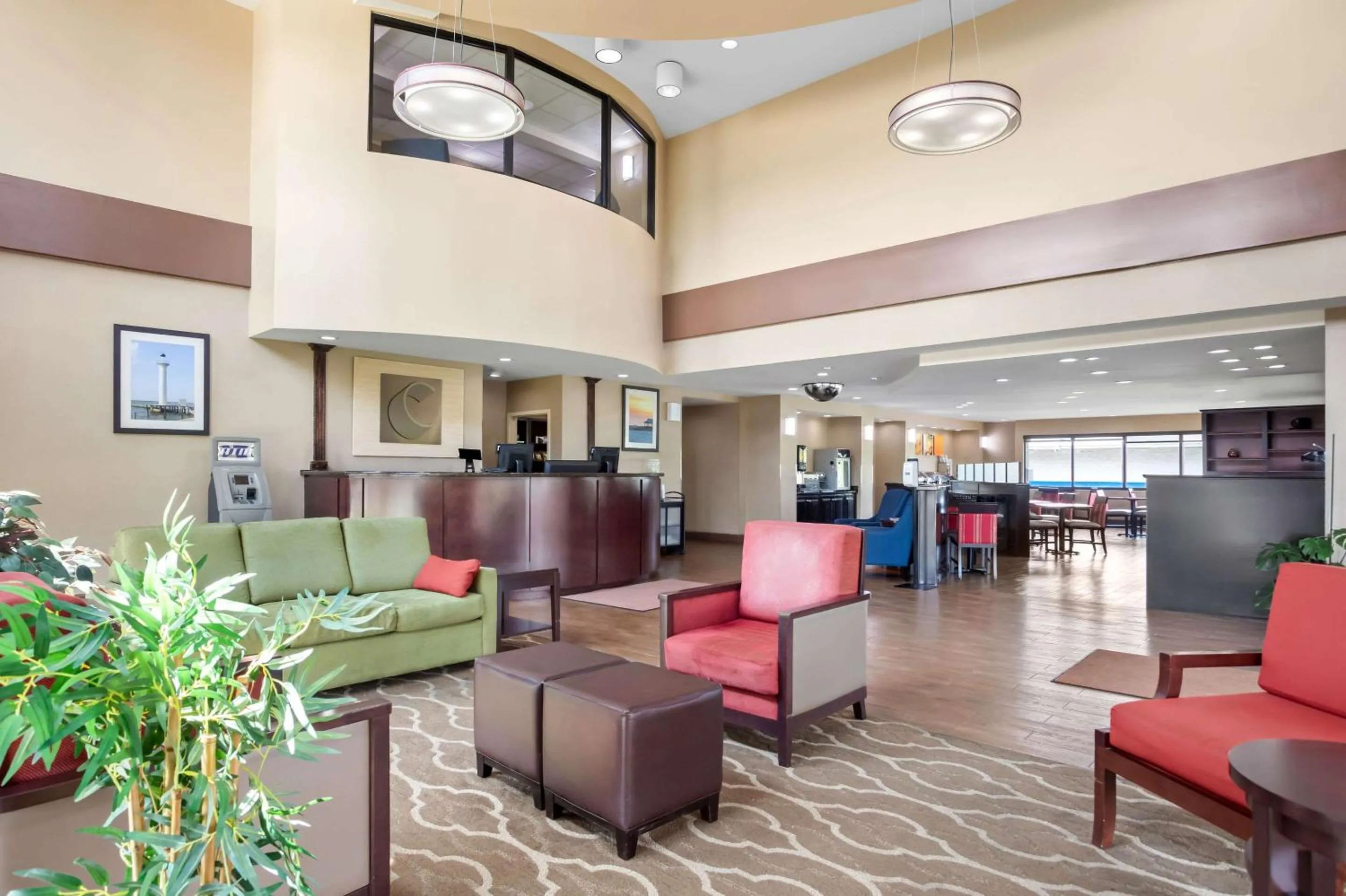 Lobby or reception in Comfort Suites Gulfport Central